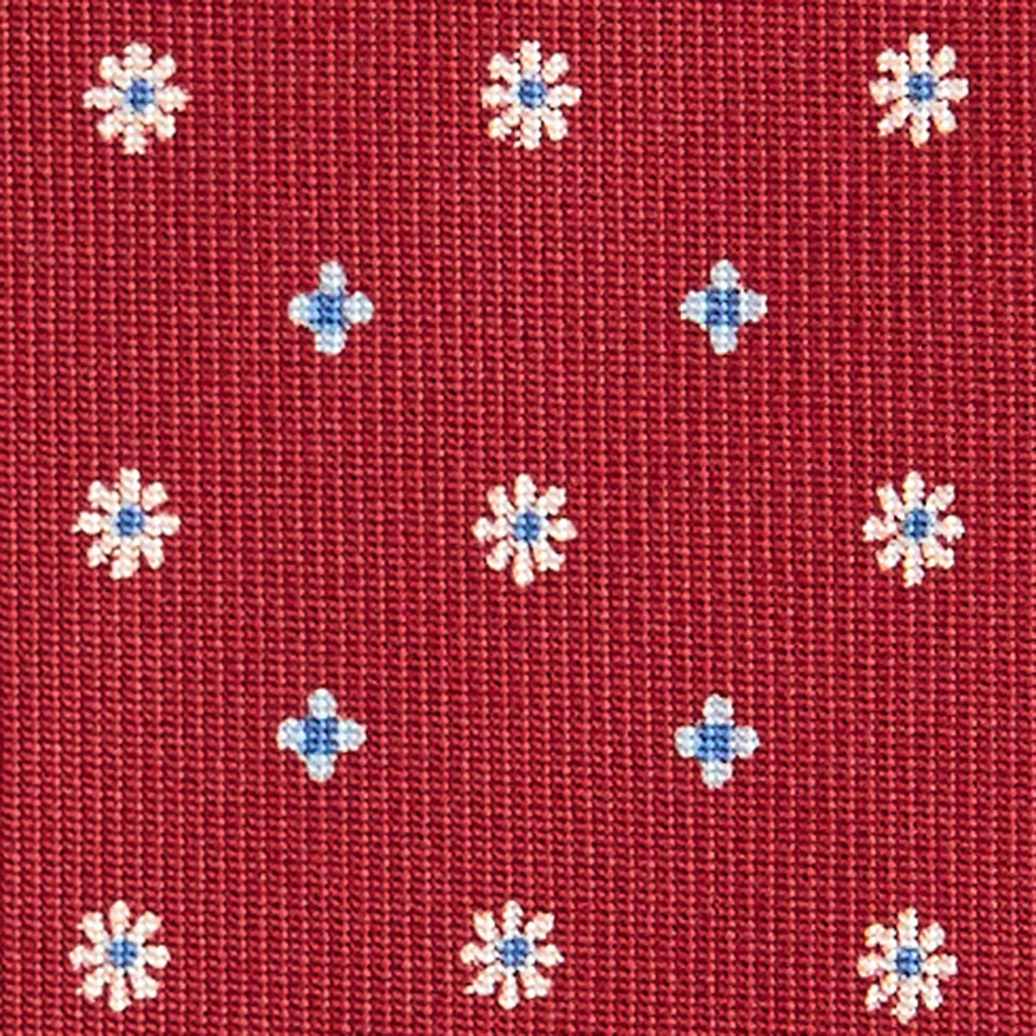 BURGUNDY CLASSIC SILK TIE - Image 5