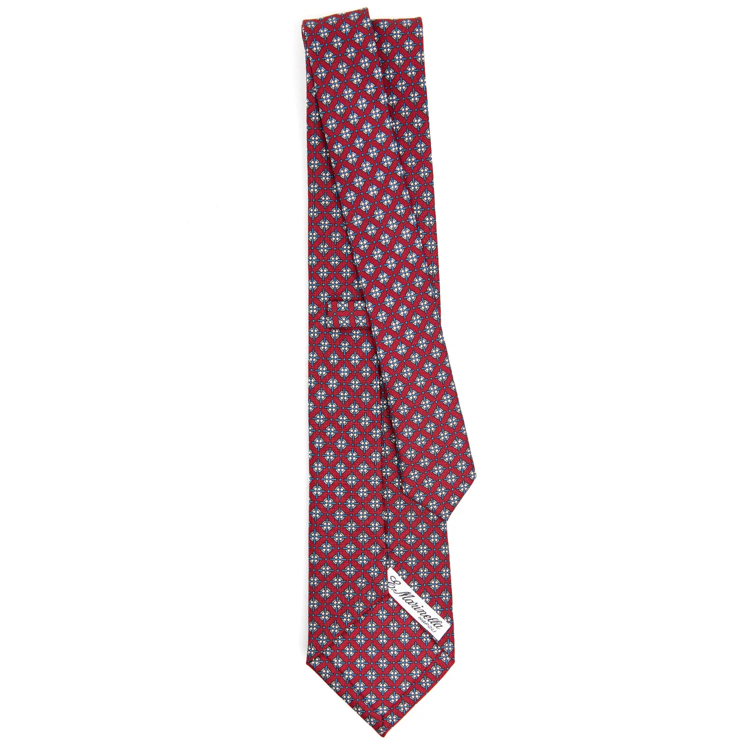 BURGUNDY CLASSIC SILK TIE - Image 3