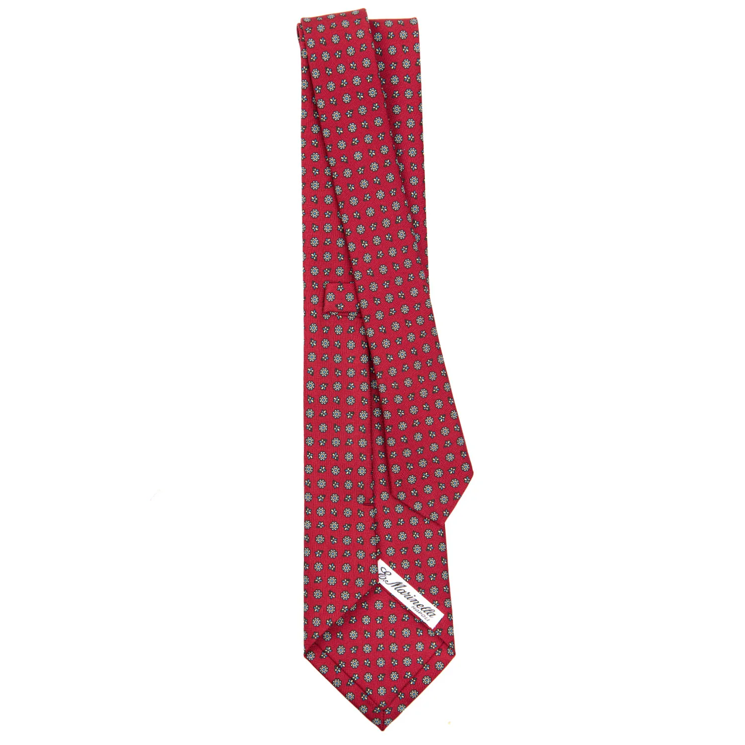 BURGUNDY CLASSIC SILK TIE - Image 3