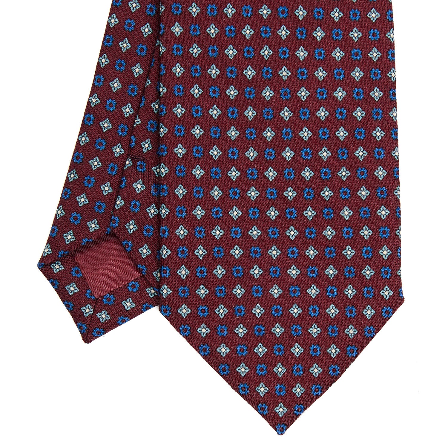 BURGUNDY CLASSIC WOOL TIE