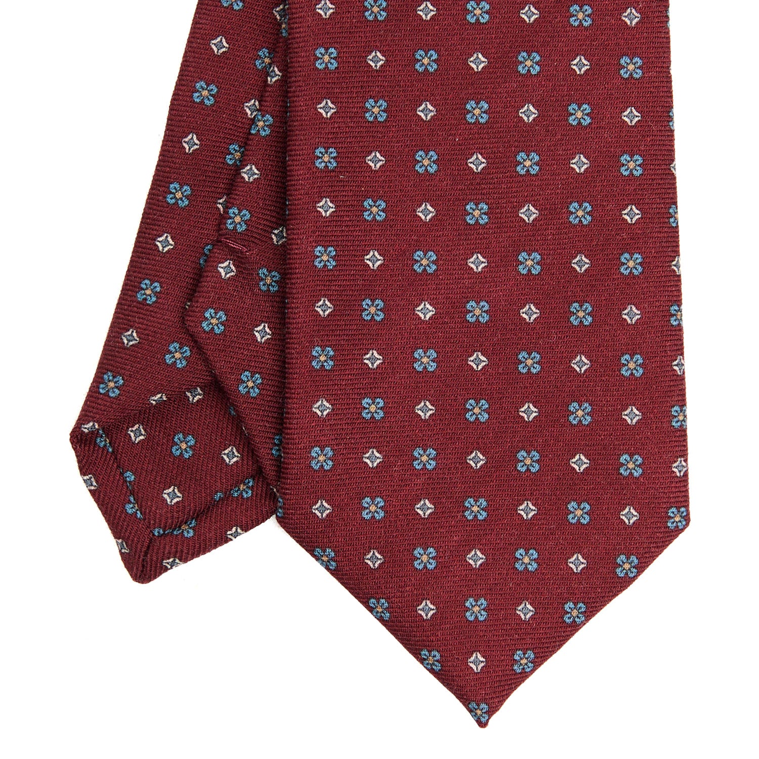 BURGUNDY CLASSIC WOOL TIE