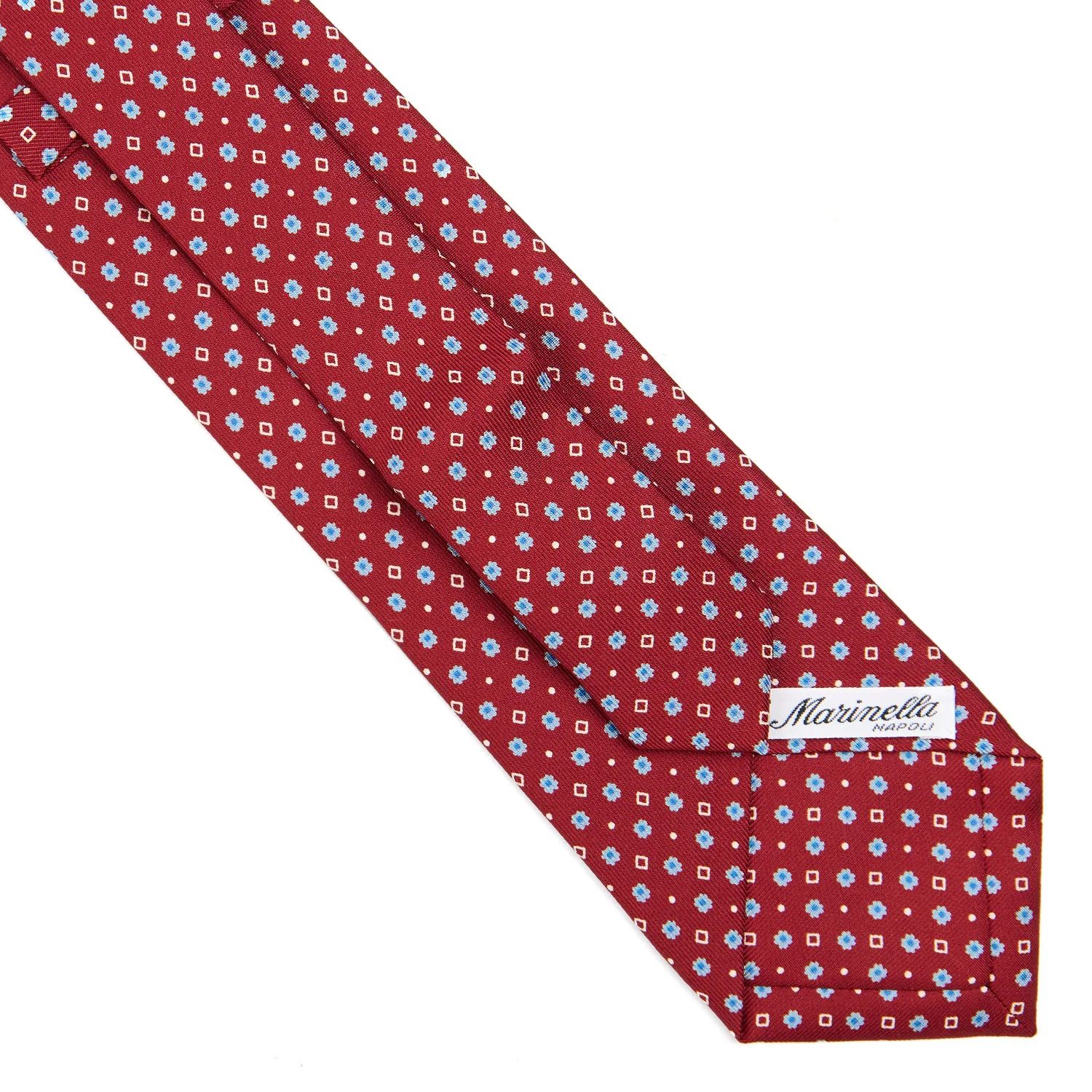 BURGUNDY EXTRA LONG SARTORIAL SILK TIE - Image 4