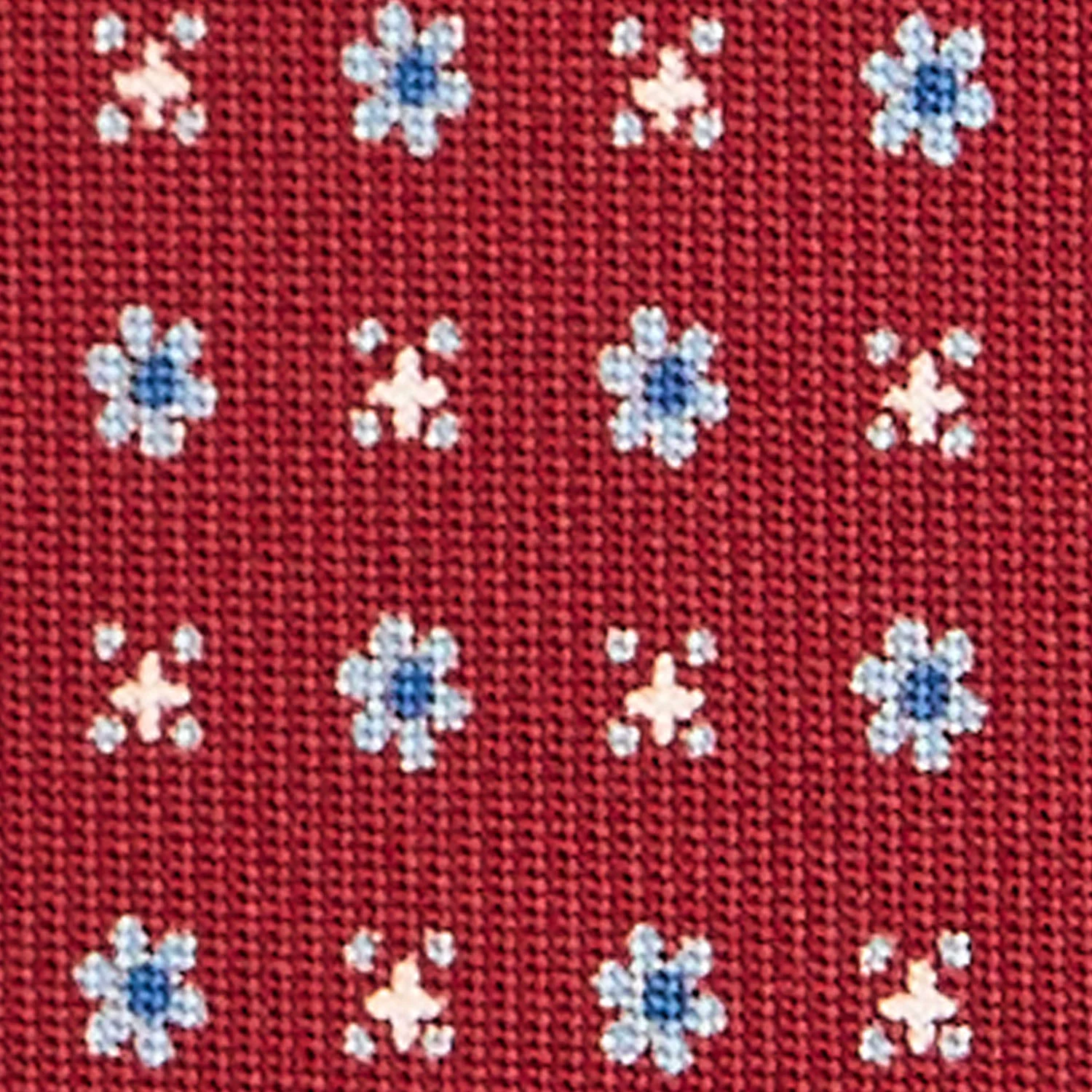 BURGUNDY EXTRA LONG SARTORIAL SILK TIE - Image 5