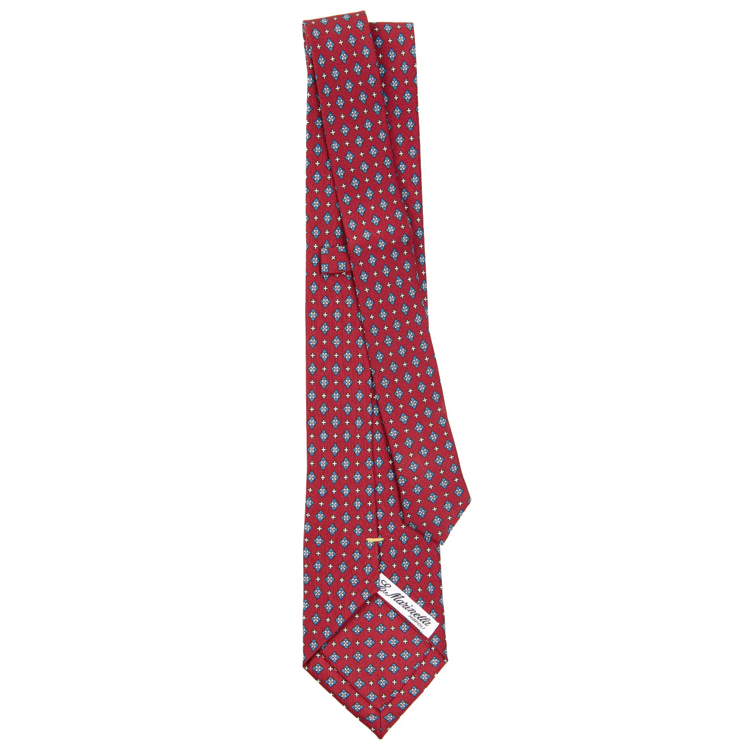 BURGUNDY EXTRA LONG SARTORIAL SILK TIE - Image 3