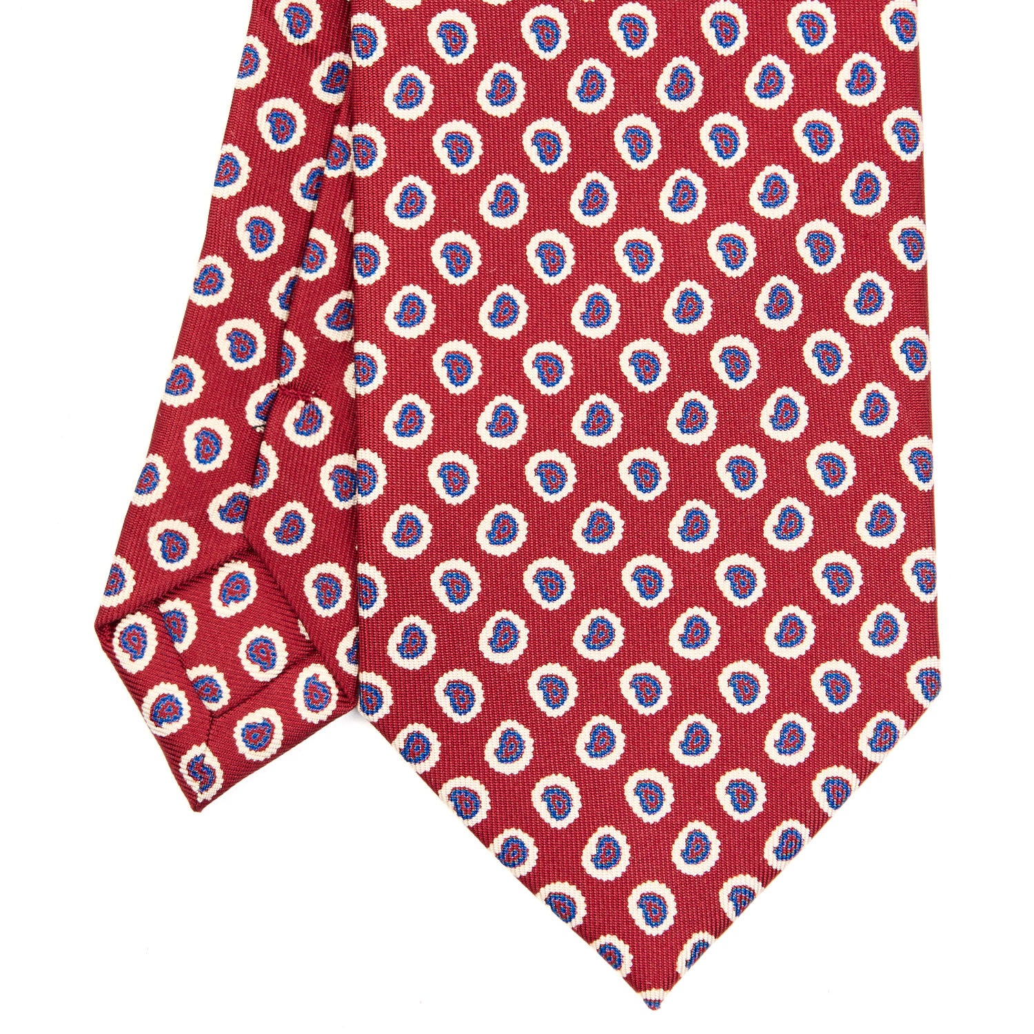 BURGUNDY EXTRA LONG SILK TIE