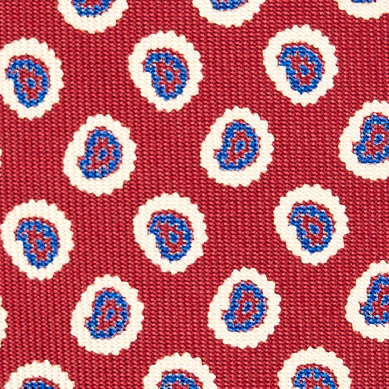 BURGUNDY EXTRA LONG SILK TIE - Image 5