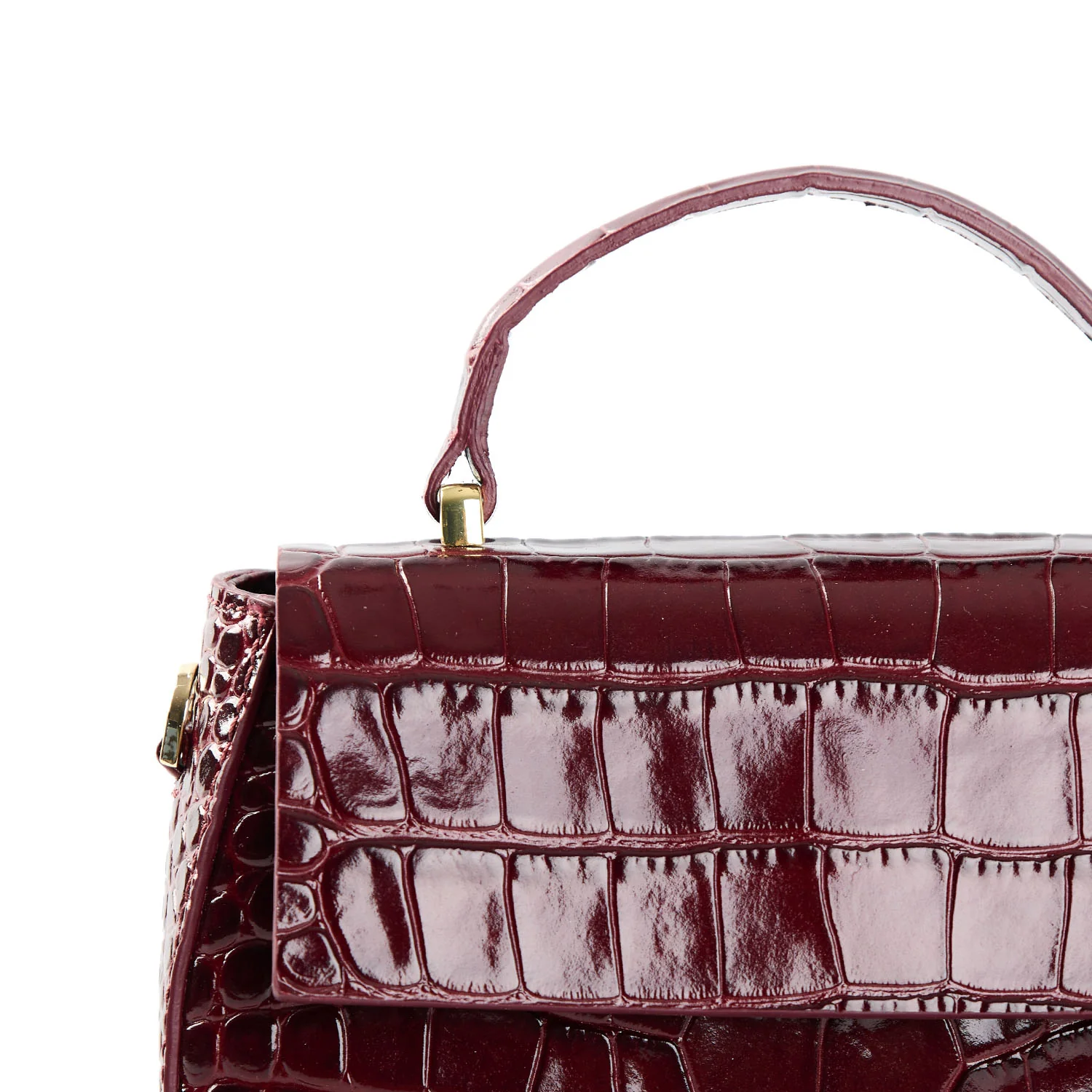 BURGUNDY MINI CLEO BAG - Image 2