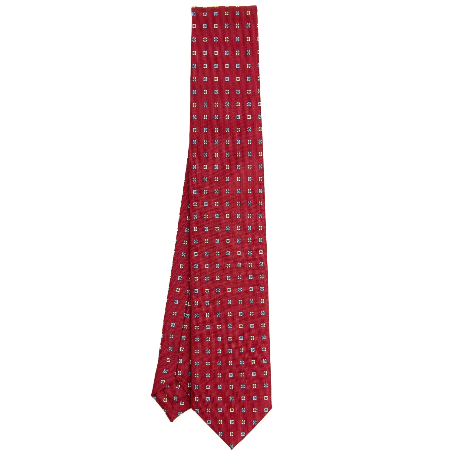 BURGUNDY SARTORIAL 7 CM SILK TIE - Image 2