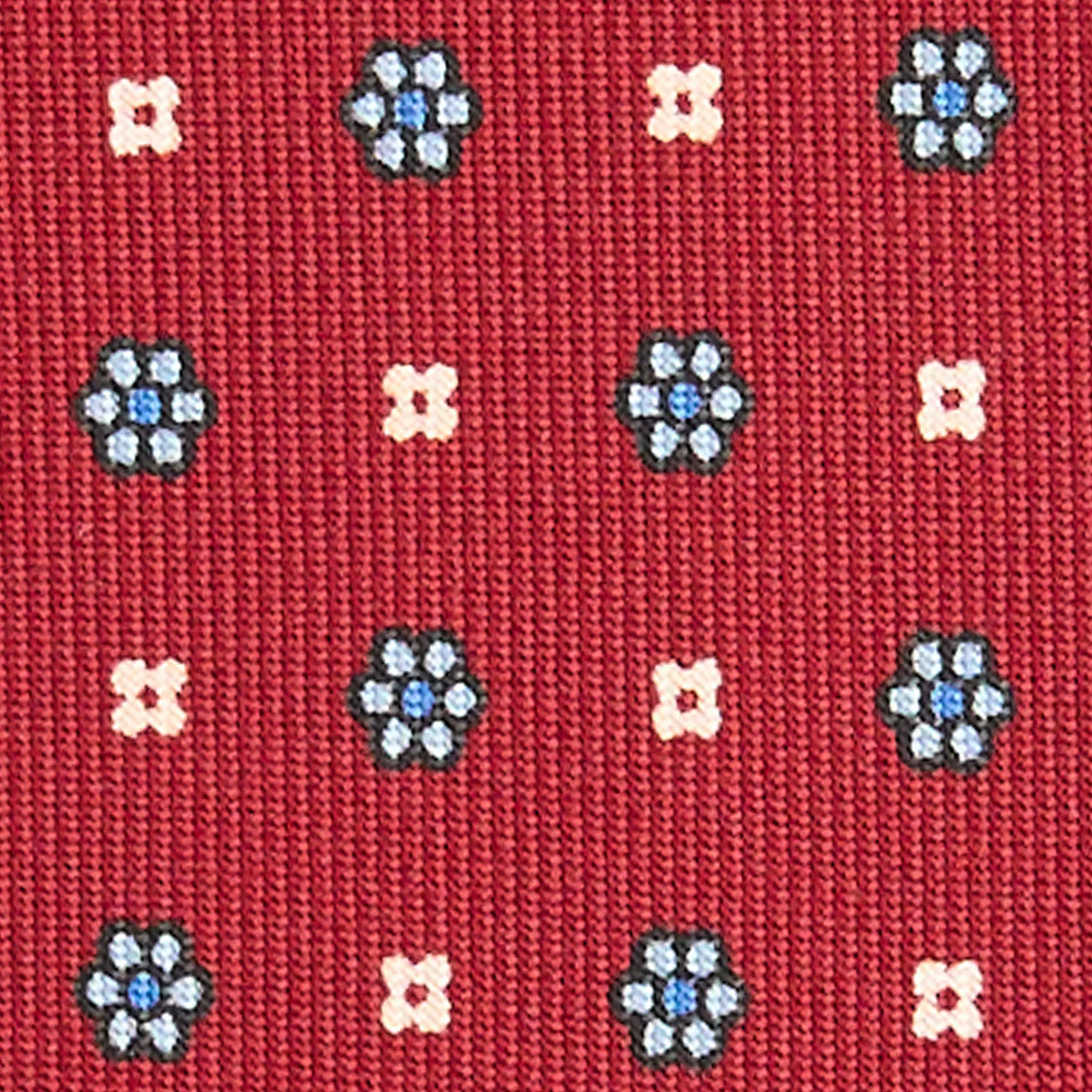 BURGUNDY SARTORIAL 7 CM SILK TIE - Image 5