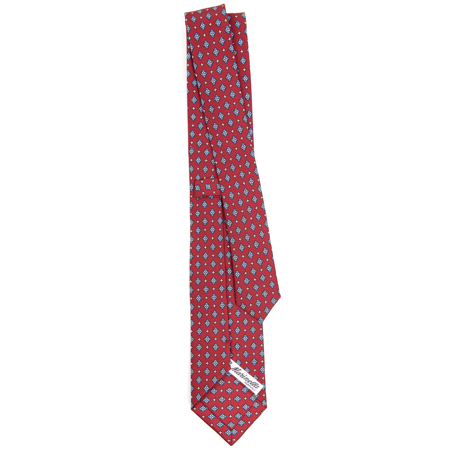 BURGUNDY SARTORIAL 7 CM SILK TIE - Image 3