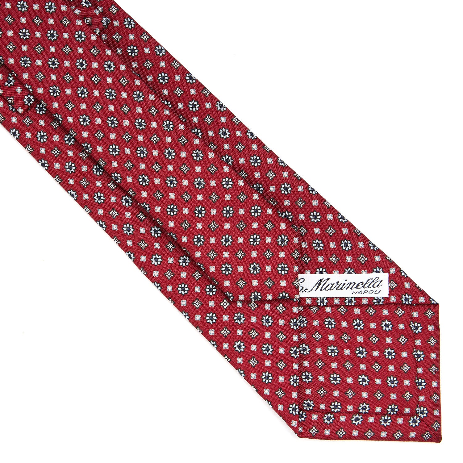 BURGUNDY SARTORIAL CLASSIC SILK TIE - Image 4