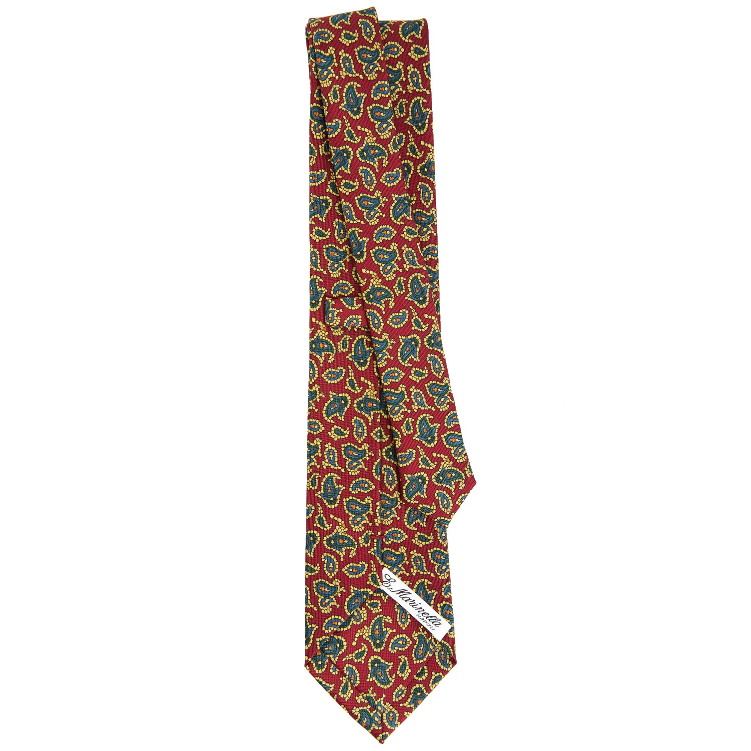 BURGUNDY SARTORIAL CLASSIC SILK TIE - Image 3