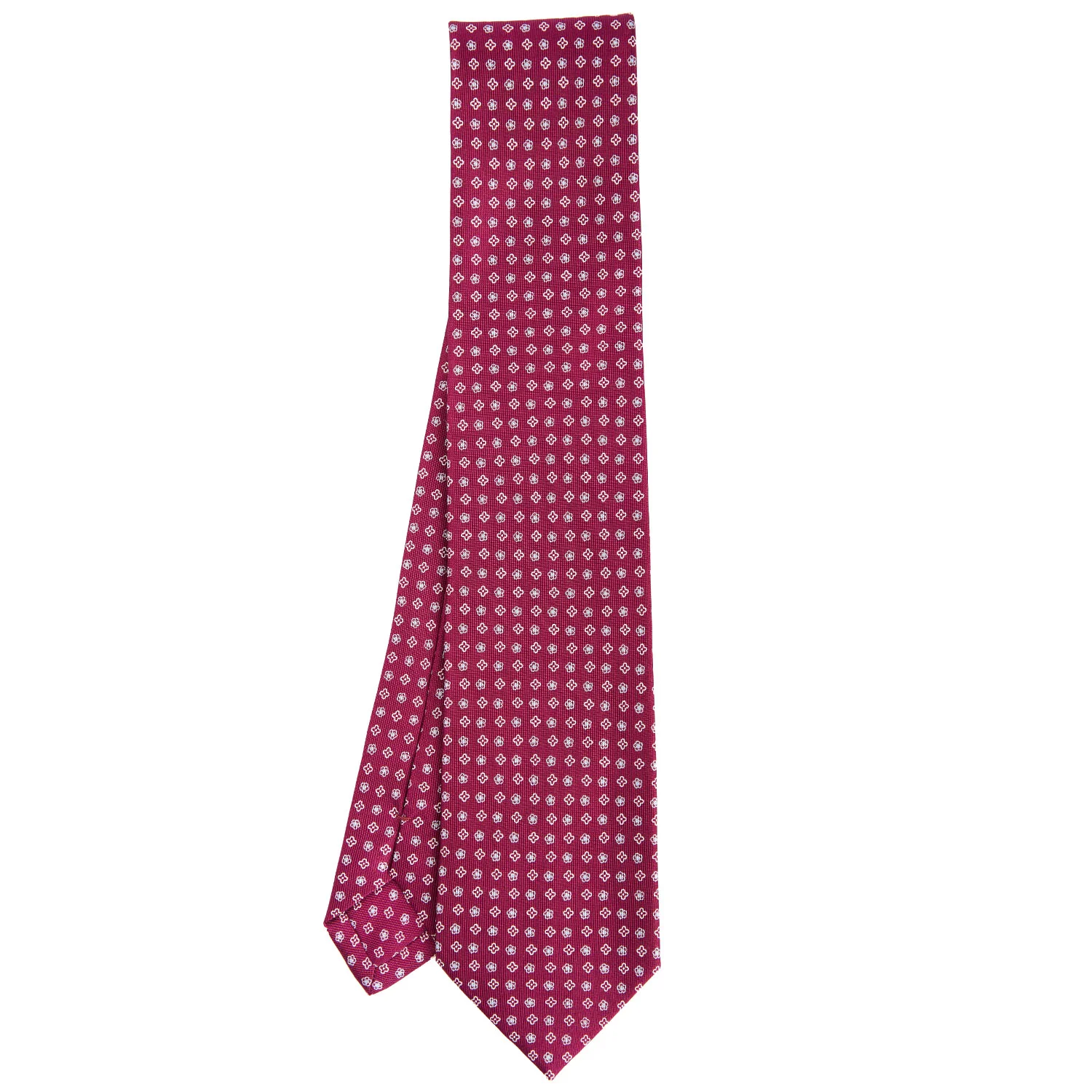 BURGUNDY SARTORIAL CLASSIC SILK TIE - Image 2