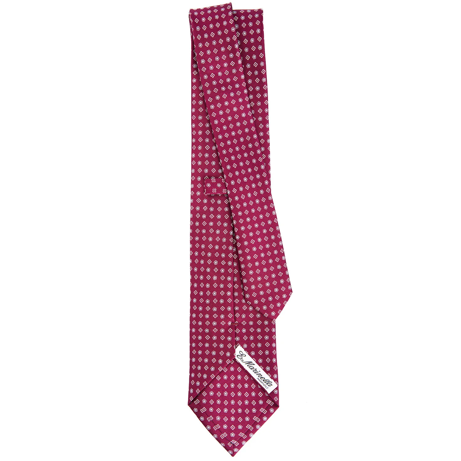 BURGUNDY SARTORIAL CLASSIC SILK TIE - Image 3