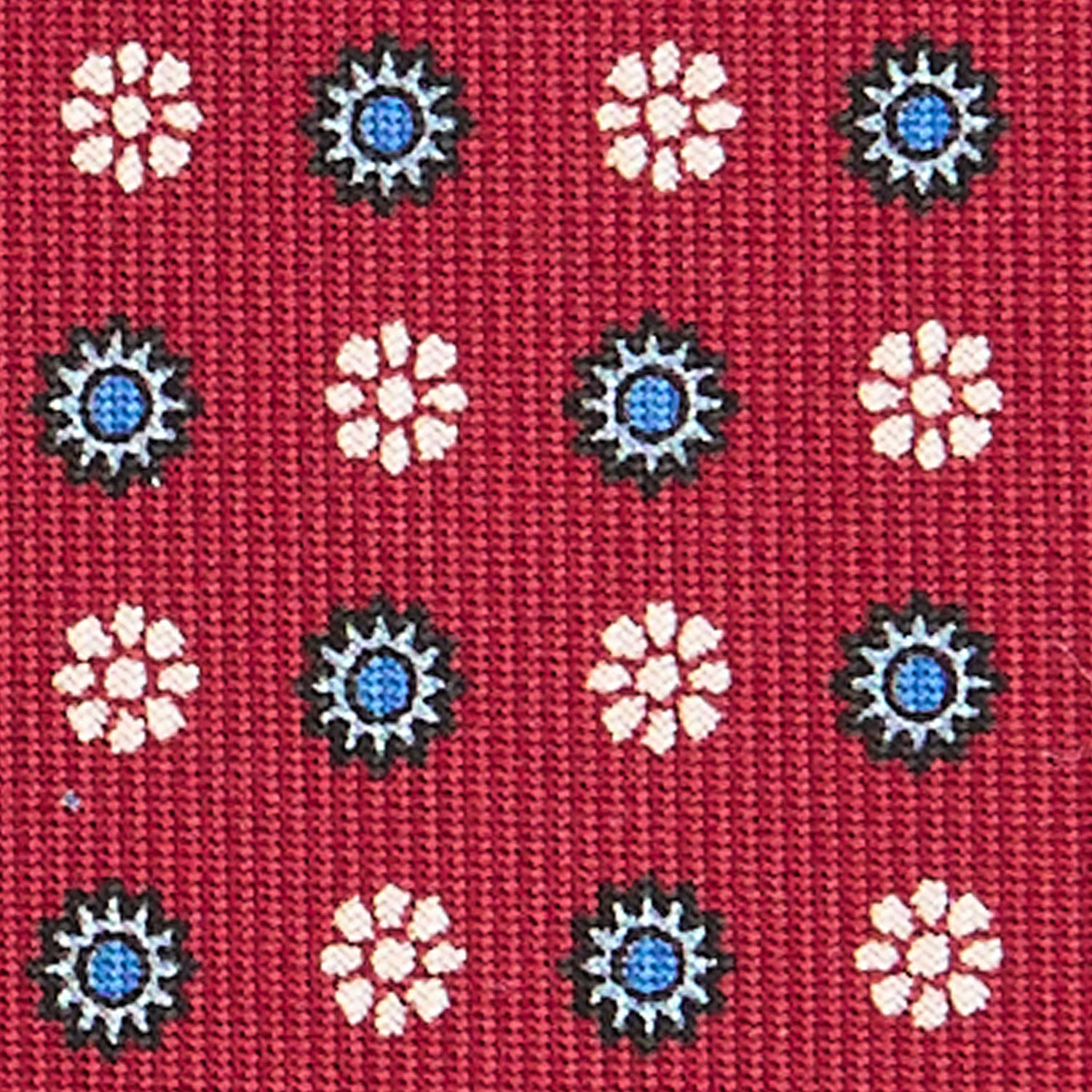 BURGUNDY SARTORIAL CLASSIC SILK TIE - Image 5