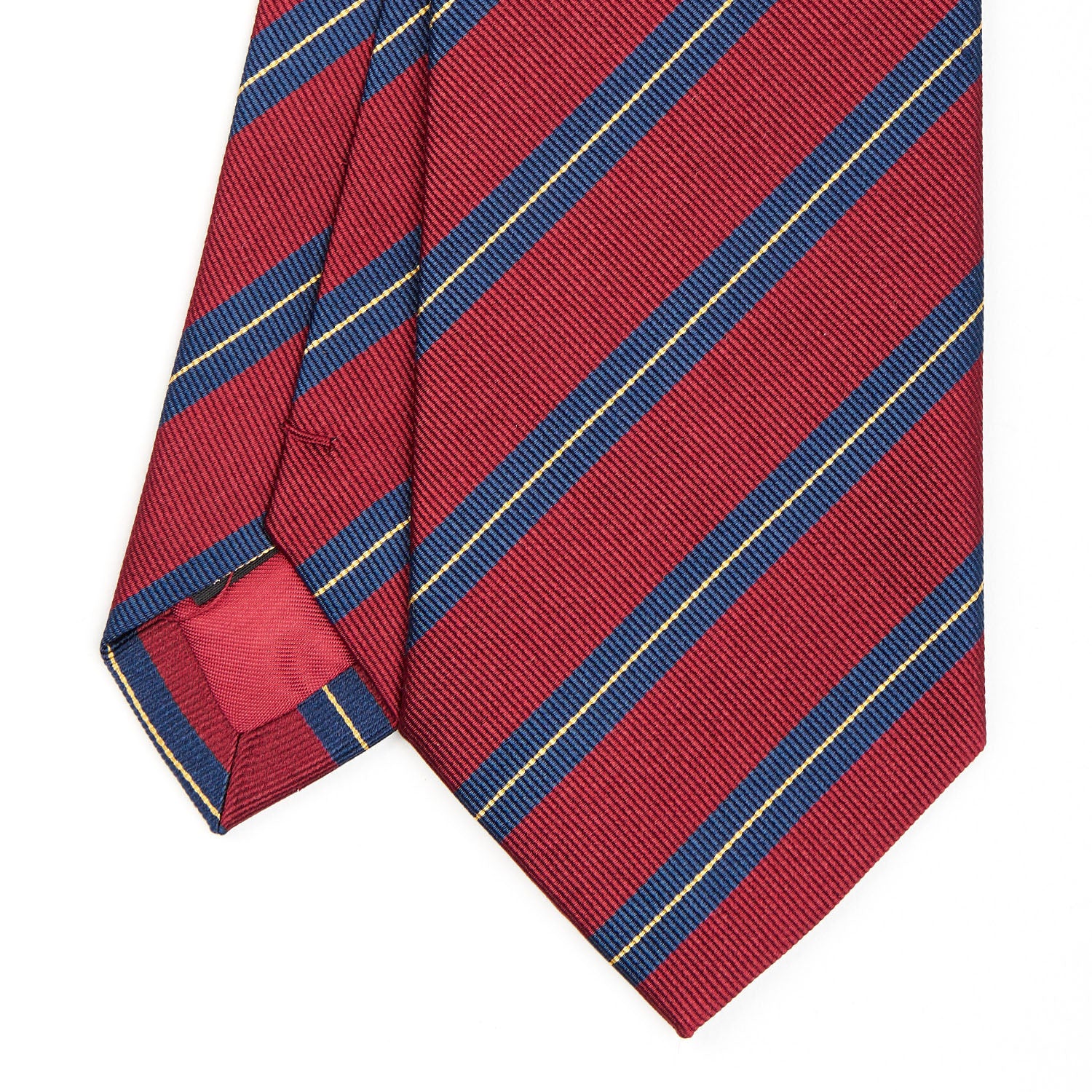 BURGUNDY REGIMENTAL SILK TIE