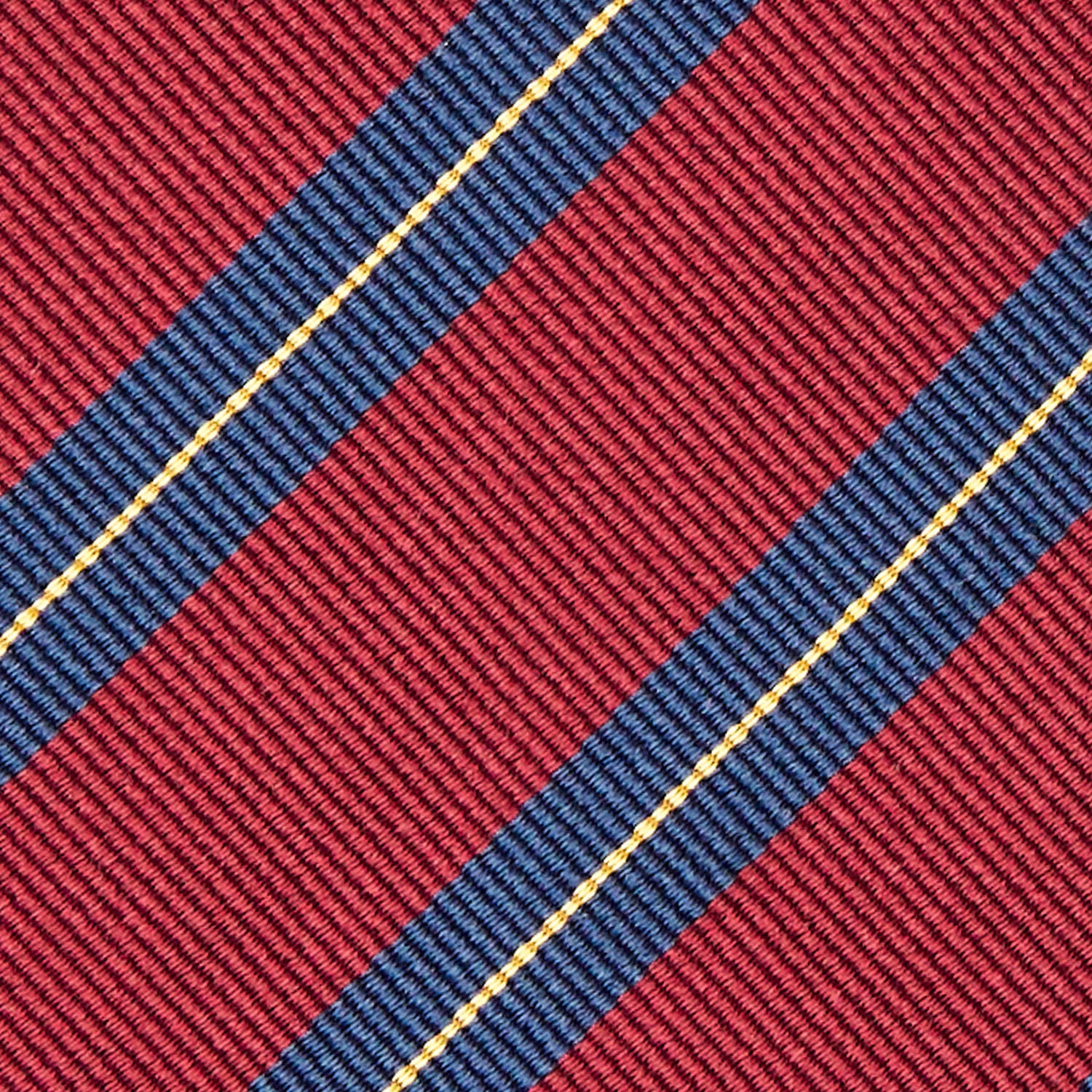 BURGUNDY REGIMENTAL SILK TIE - Image 5