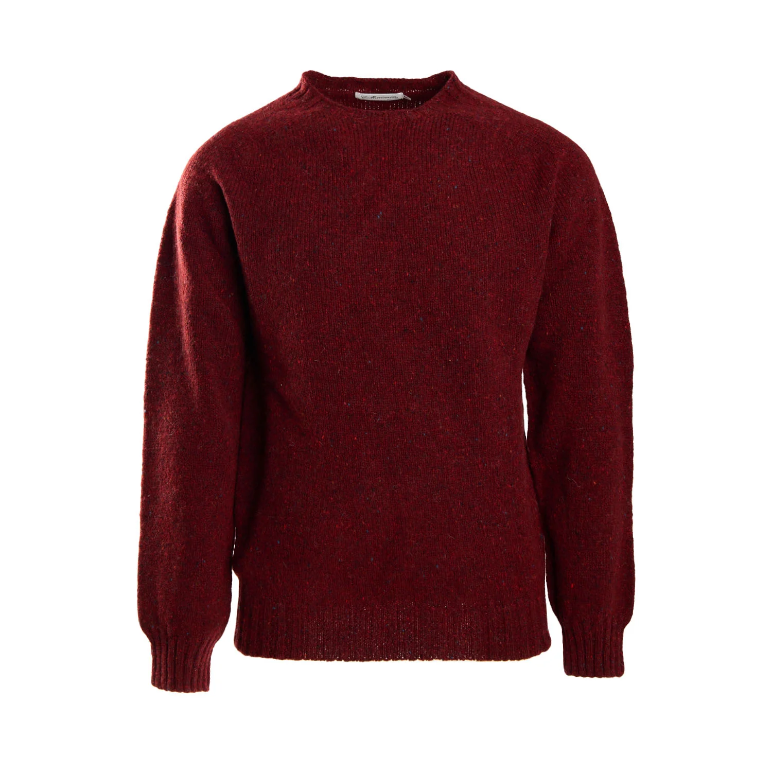 BURGUNDY SHETLAND SWEATER - Image 5