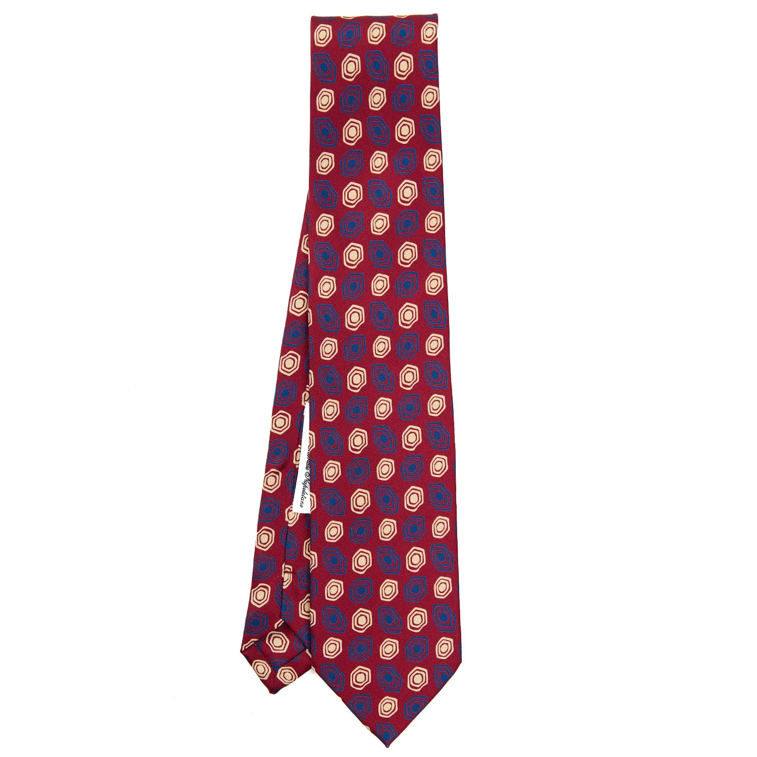 BURGUNDY SILK TIE - Image 2