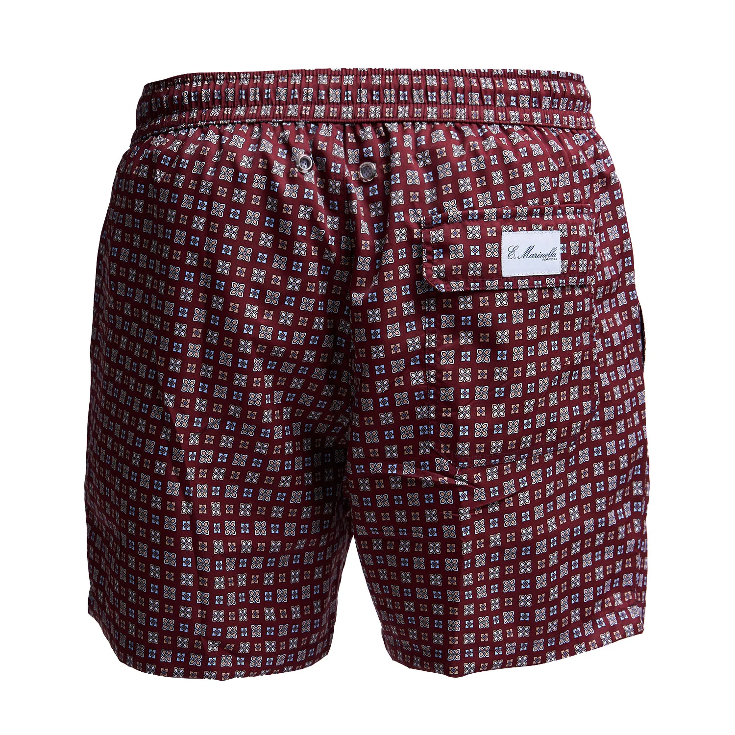 BURGUNDY SWIM SHORTS - Image 2