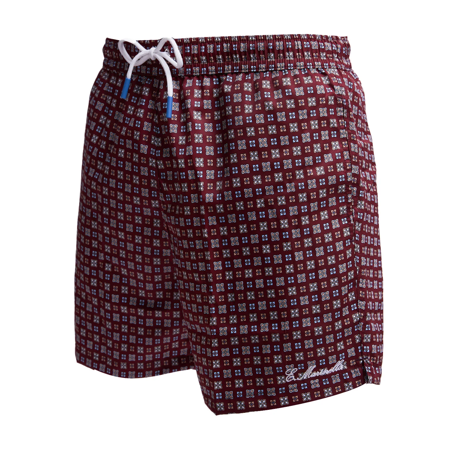 BURGUNDY SWIM SHORTS - Image 4