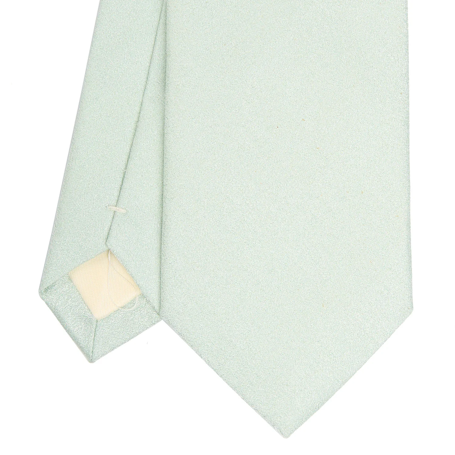 CEREMONIAL GREEN SILK SATIN TIE
