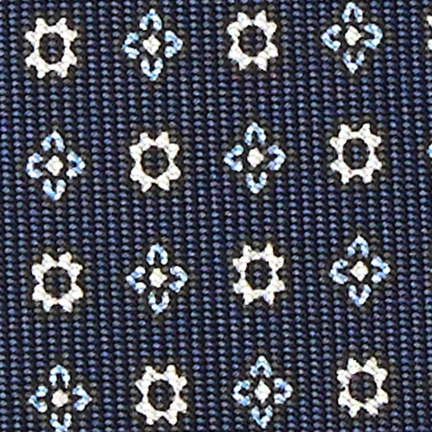 DARK BLUE 5 FOLD SARTORIAL SILK TIE - Image 4