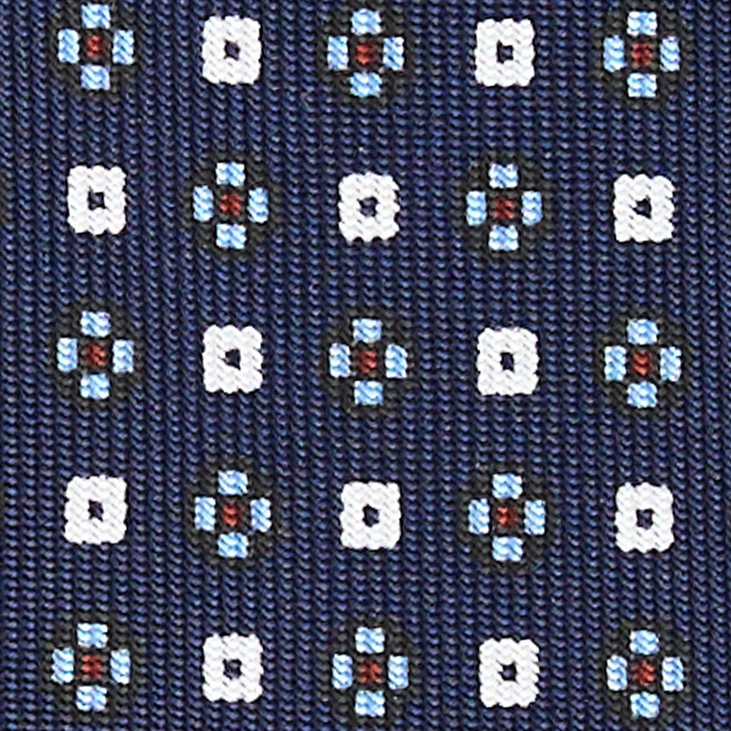DARK BLUE 5 FOLD SARTORIAL SILK TIE - Image 4