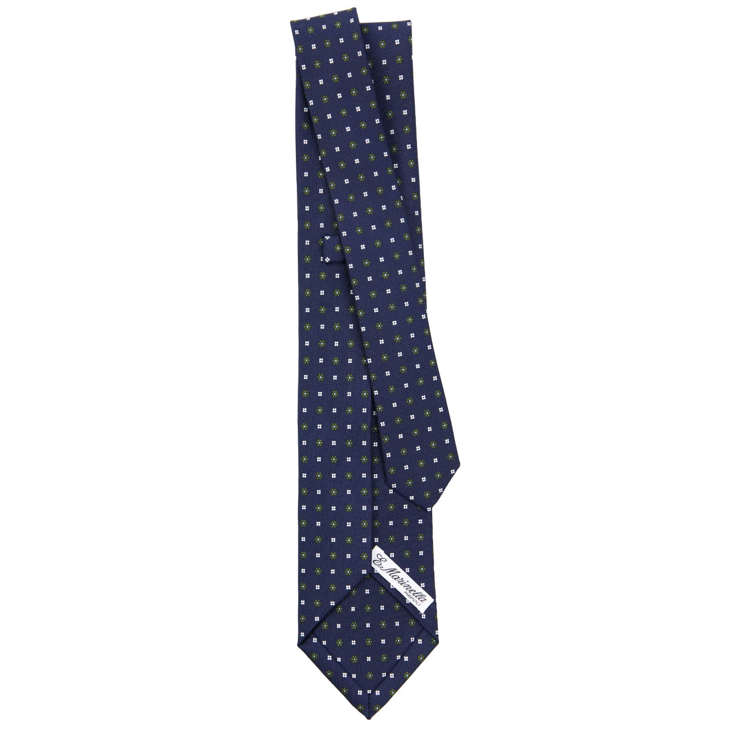 DARK BLUE 5 FOLD SARTORIAL SILK TIE - Image 3