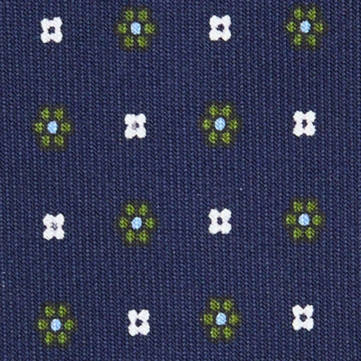 DARK BLUE 5 FOLD SARTORIAL SILK TIE - Image 4