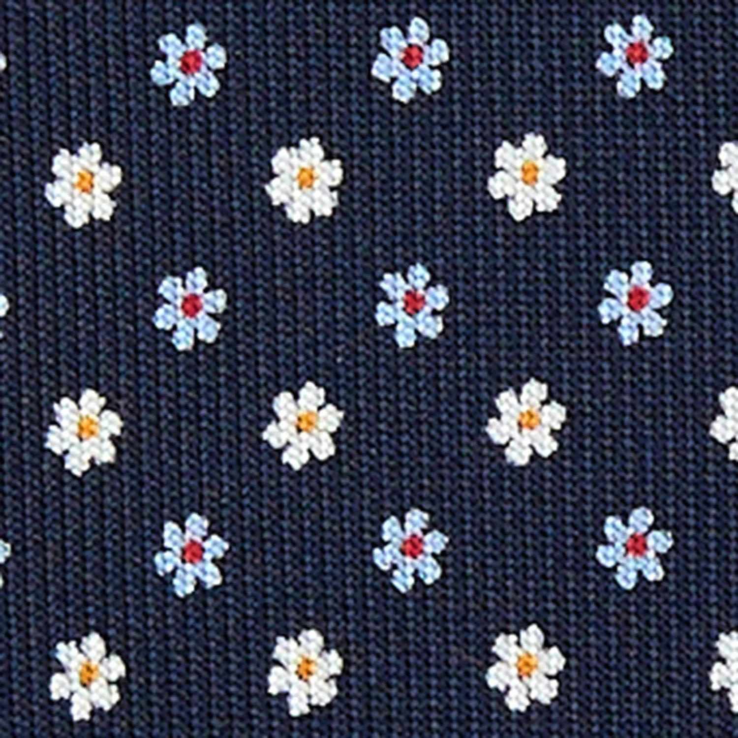 DARK BLUE 5 FOLD SARTORIAL SILK TIE - Image 4