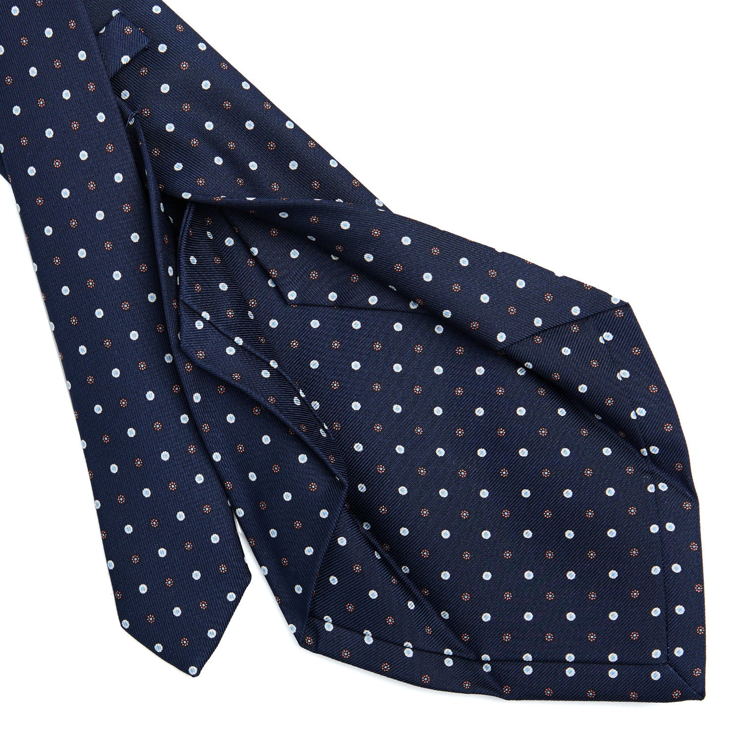 DARK BLUE 5 FOLD SARTORIAL SILK TIE