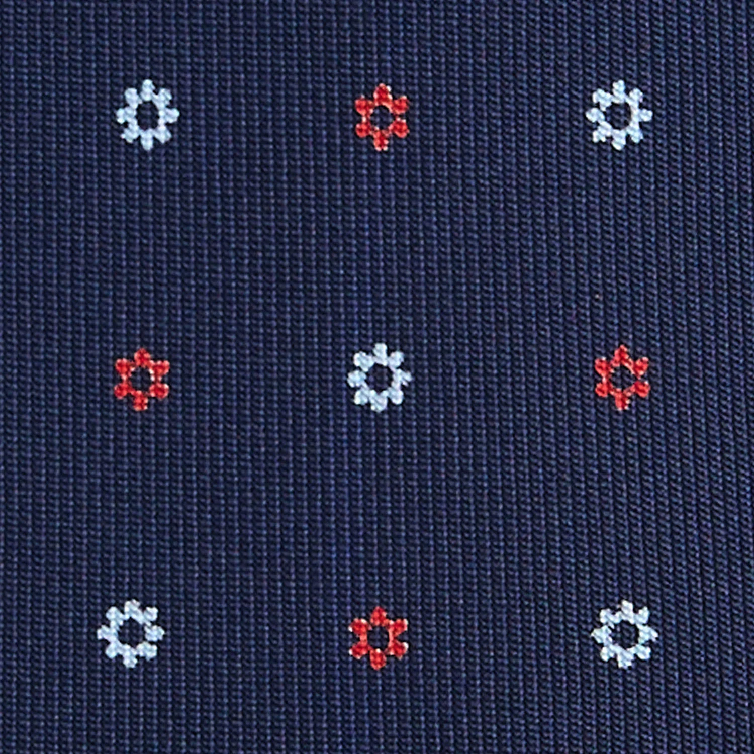 DARK BLUE 7 FOLD SARTORIAL SILK TIE - Image 4