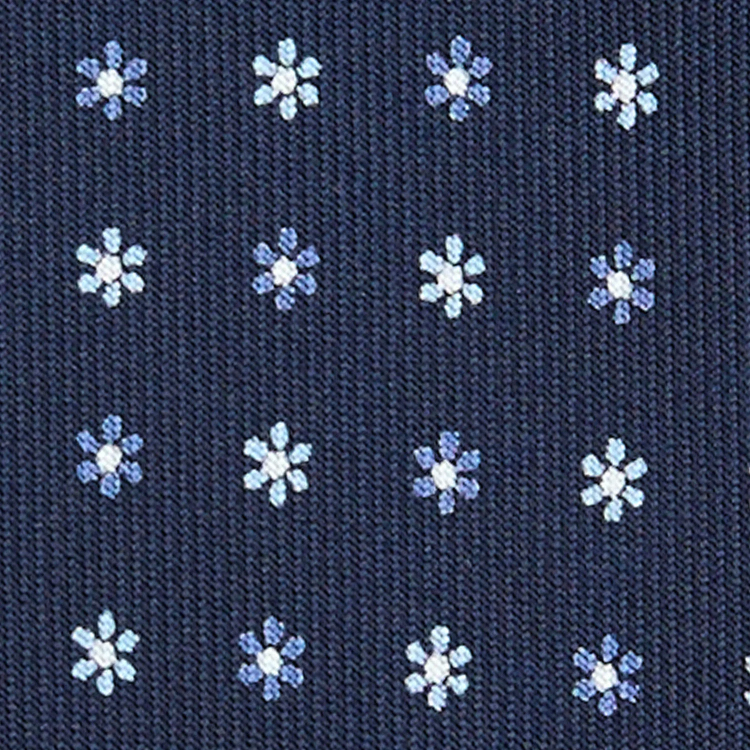 DARK BLUE 9 FOLD SARTORIAL SILK TIE - Image 4