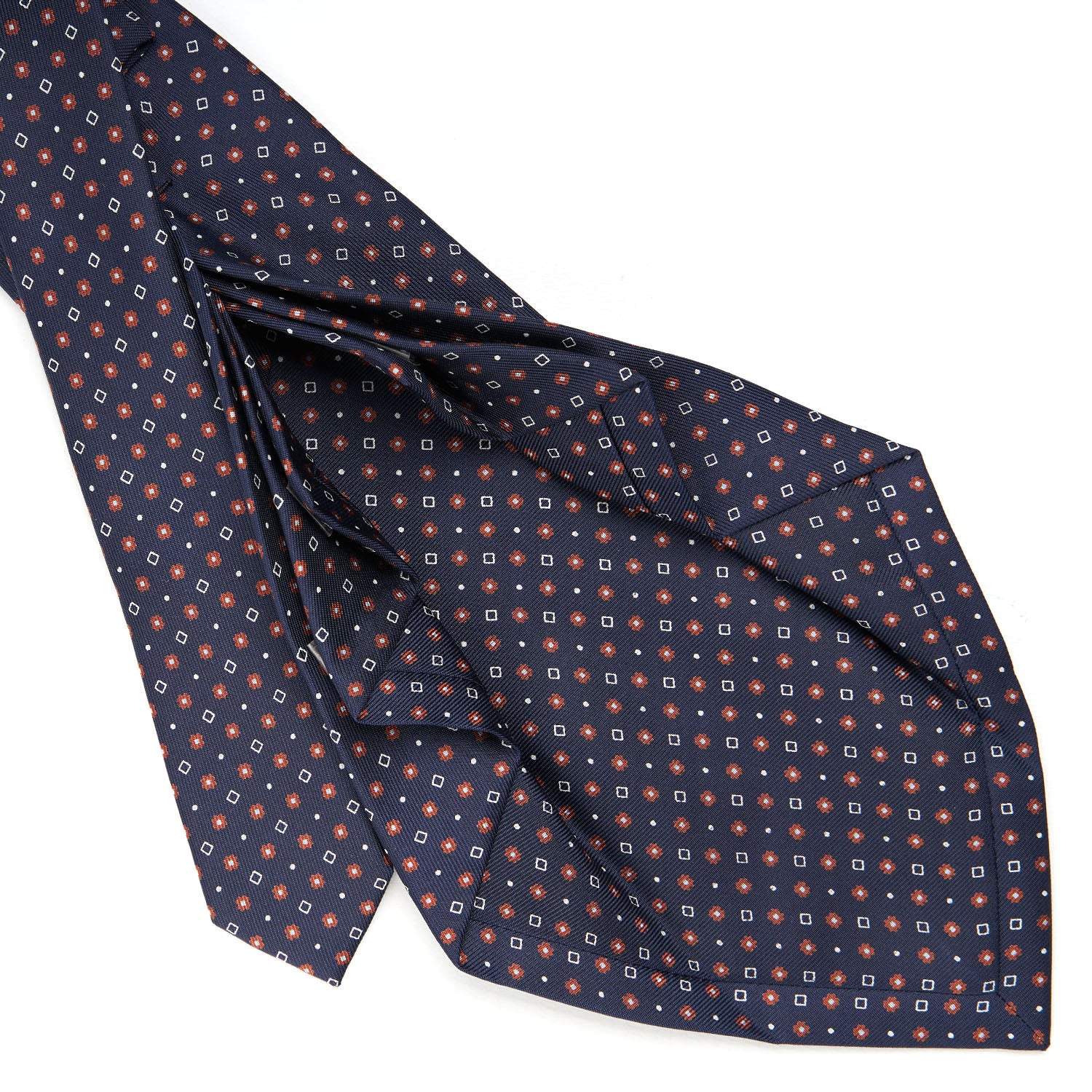 DARK BLUE 9 FOLD SARTORIAL SILK TIE