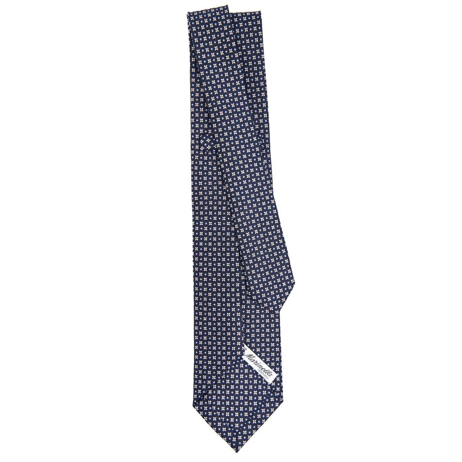 DARK BLUE 9 FOLD SARTORIAL SILK TIE - Image 3