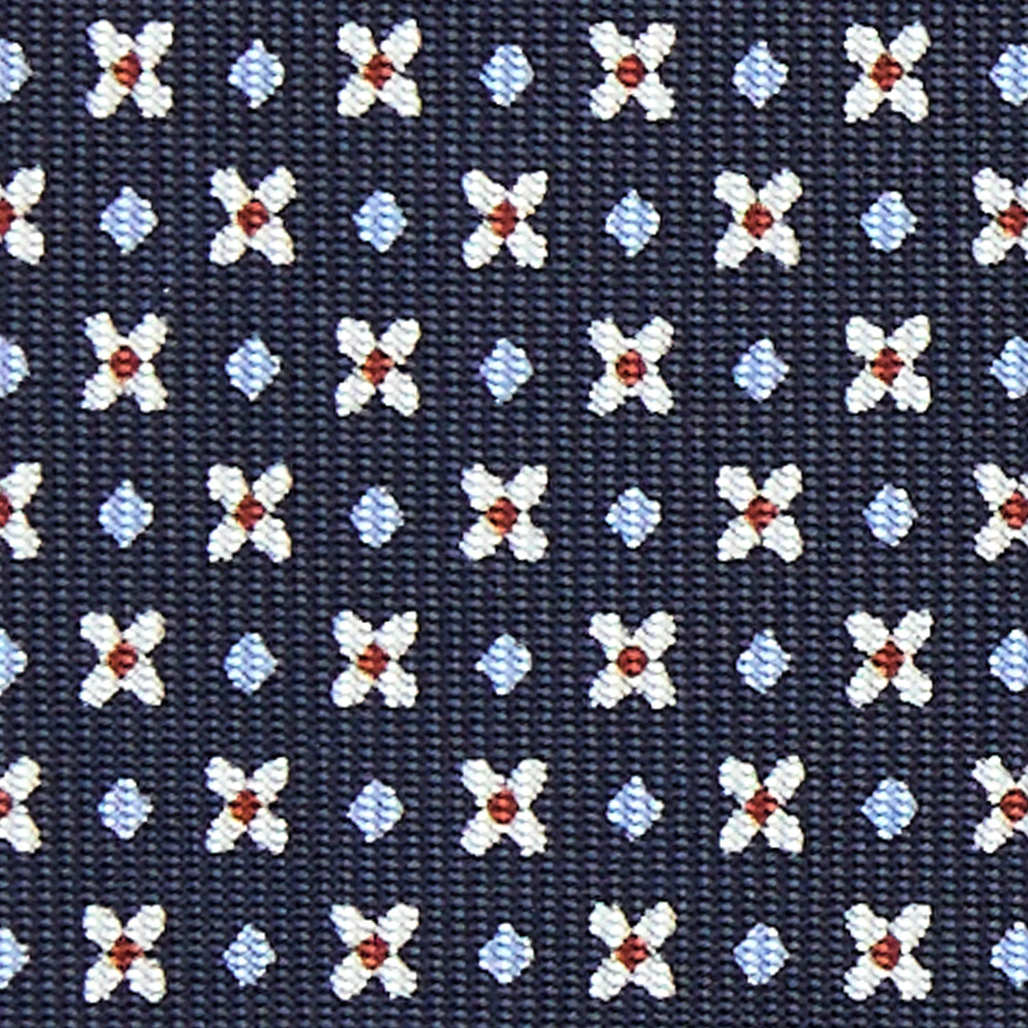 DARK BLUE 9 FOLD SARTORIAL SILK TIE - Image 4
