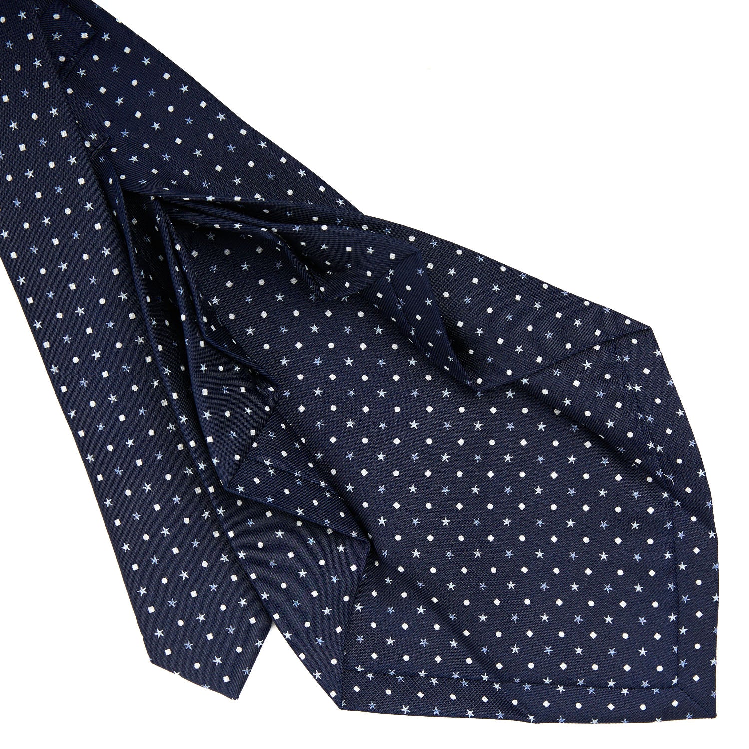 DARK BLUE 9 FOLD SARTORIAL SILK TIE