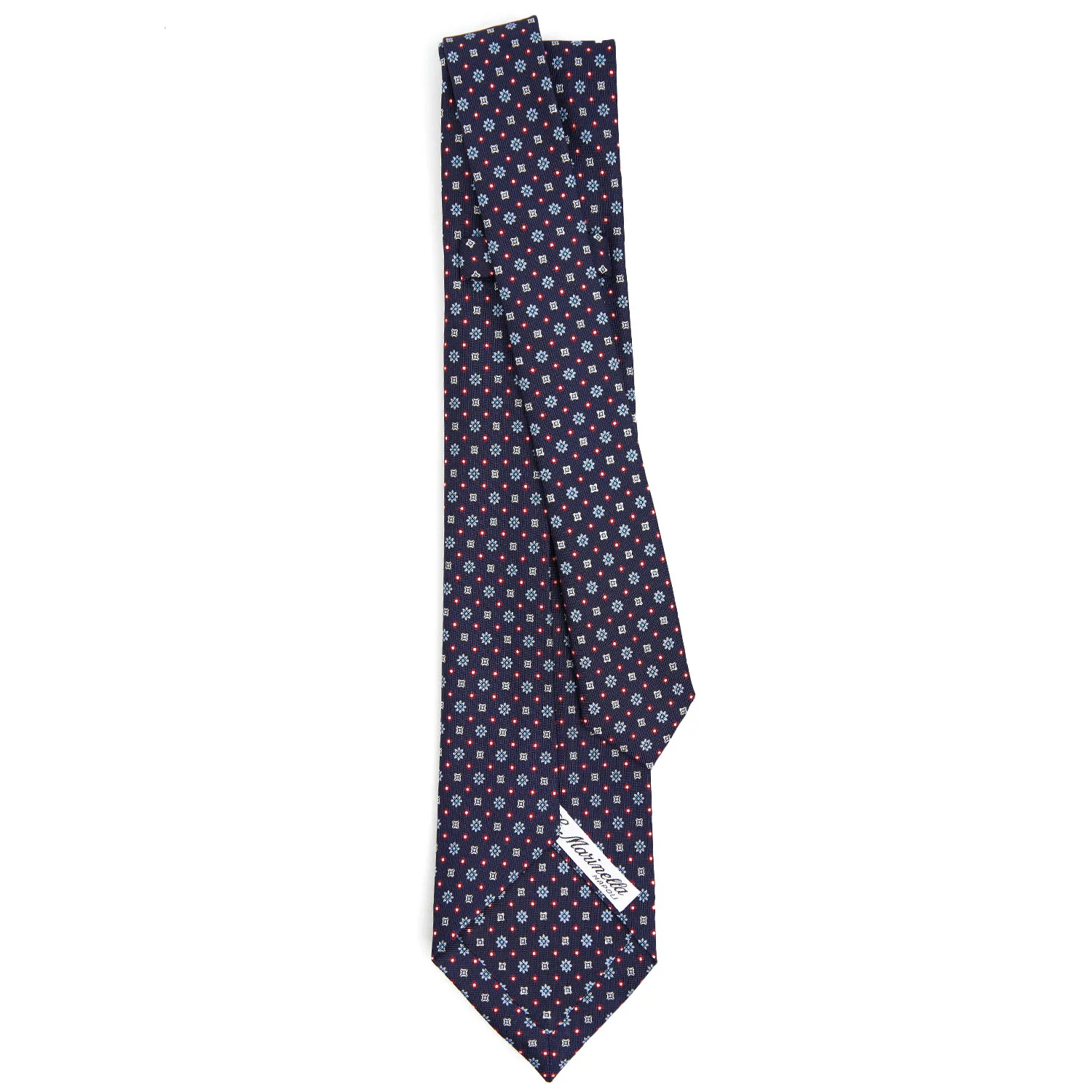 DARK BLUE 9 FOLD SARTORIAL SILK TIE - Image 3