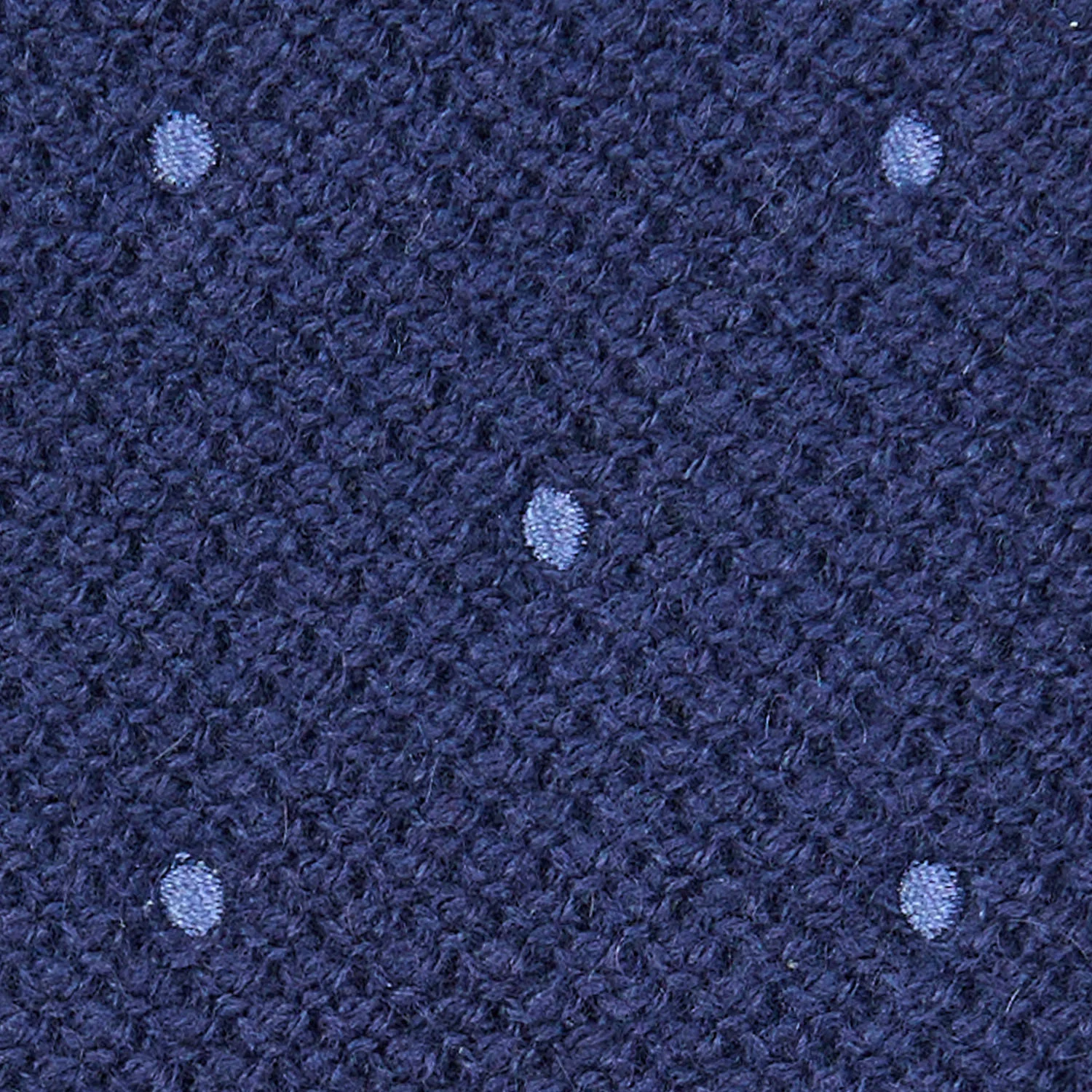 DARK BLUE CASHMERE KNITTED TIE - Image 4