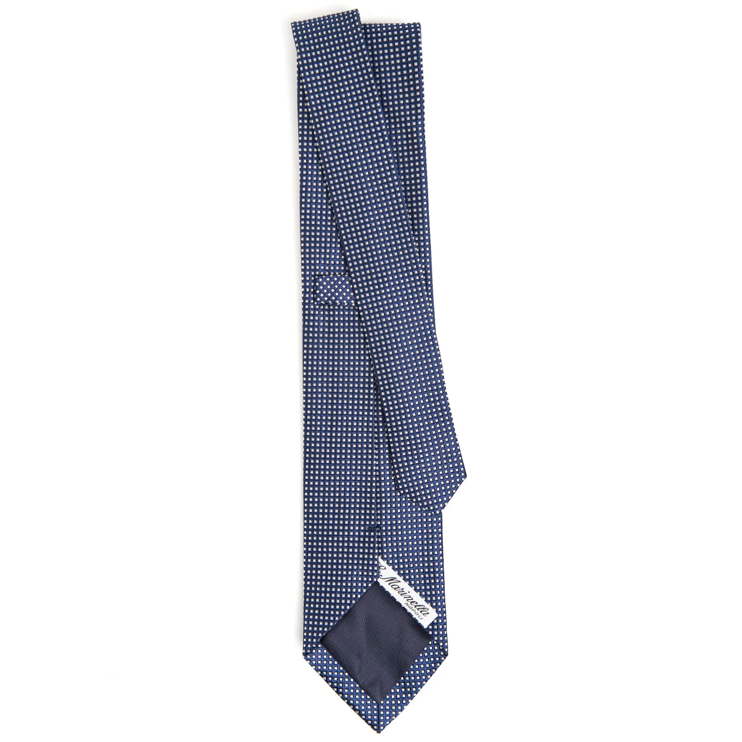 DARK BLUE CEREMONIAL TIE - Image 3