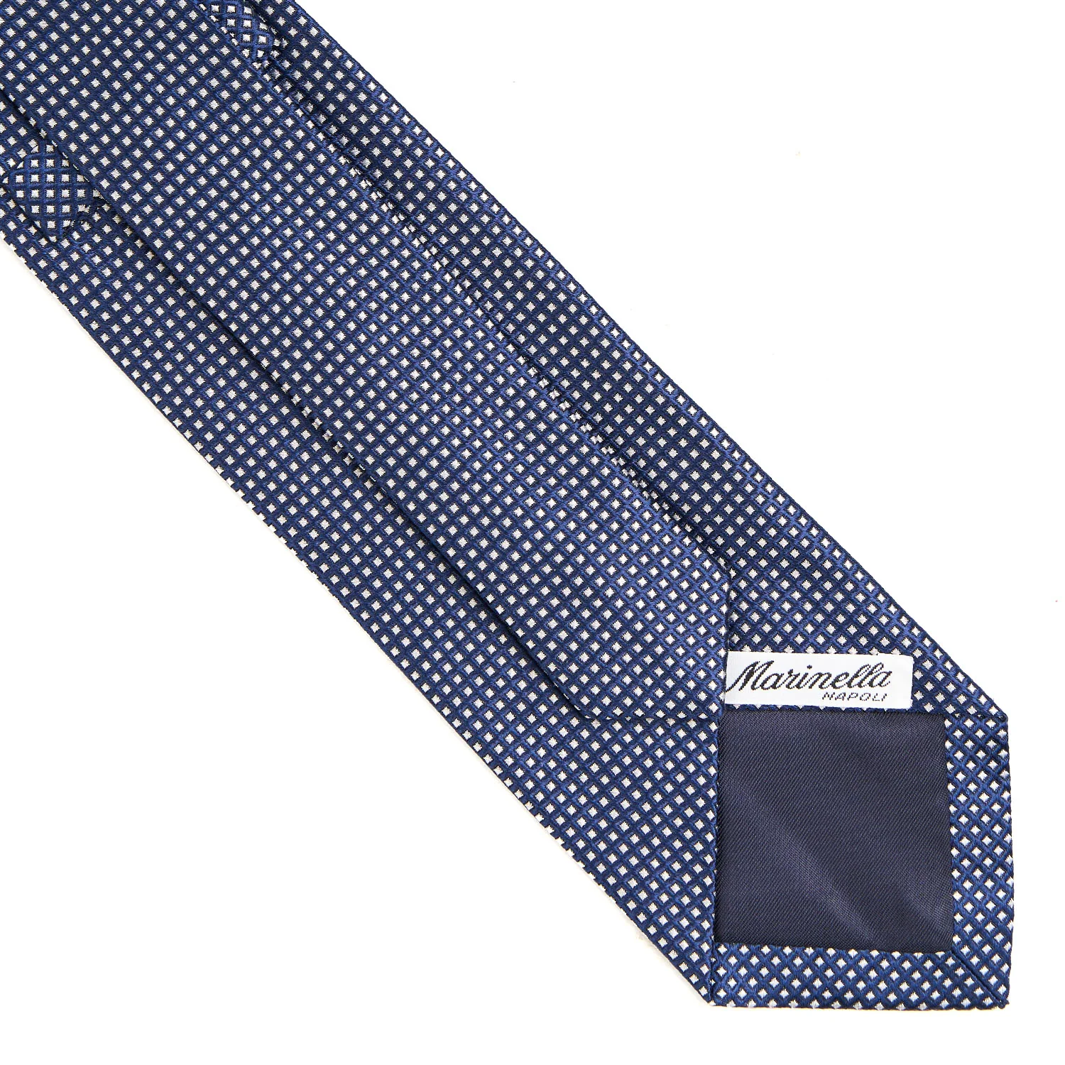 DARK BLUE CEREMONIAL TIE - Image 4