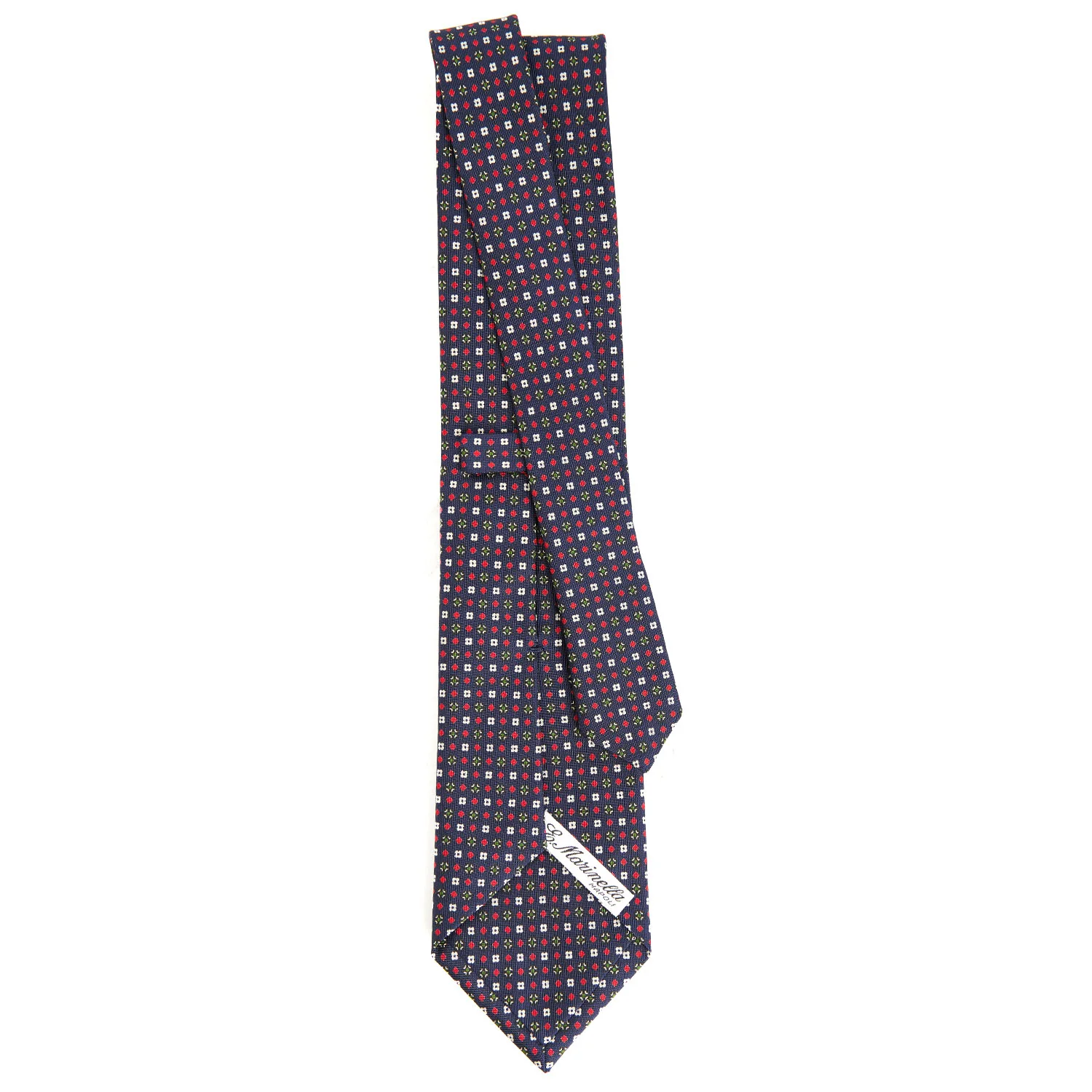 DARK BLUE CLASSIC SILK TIE - Image 3
