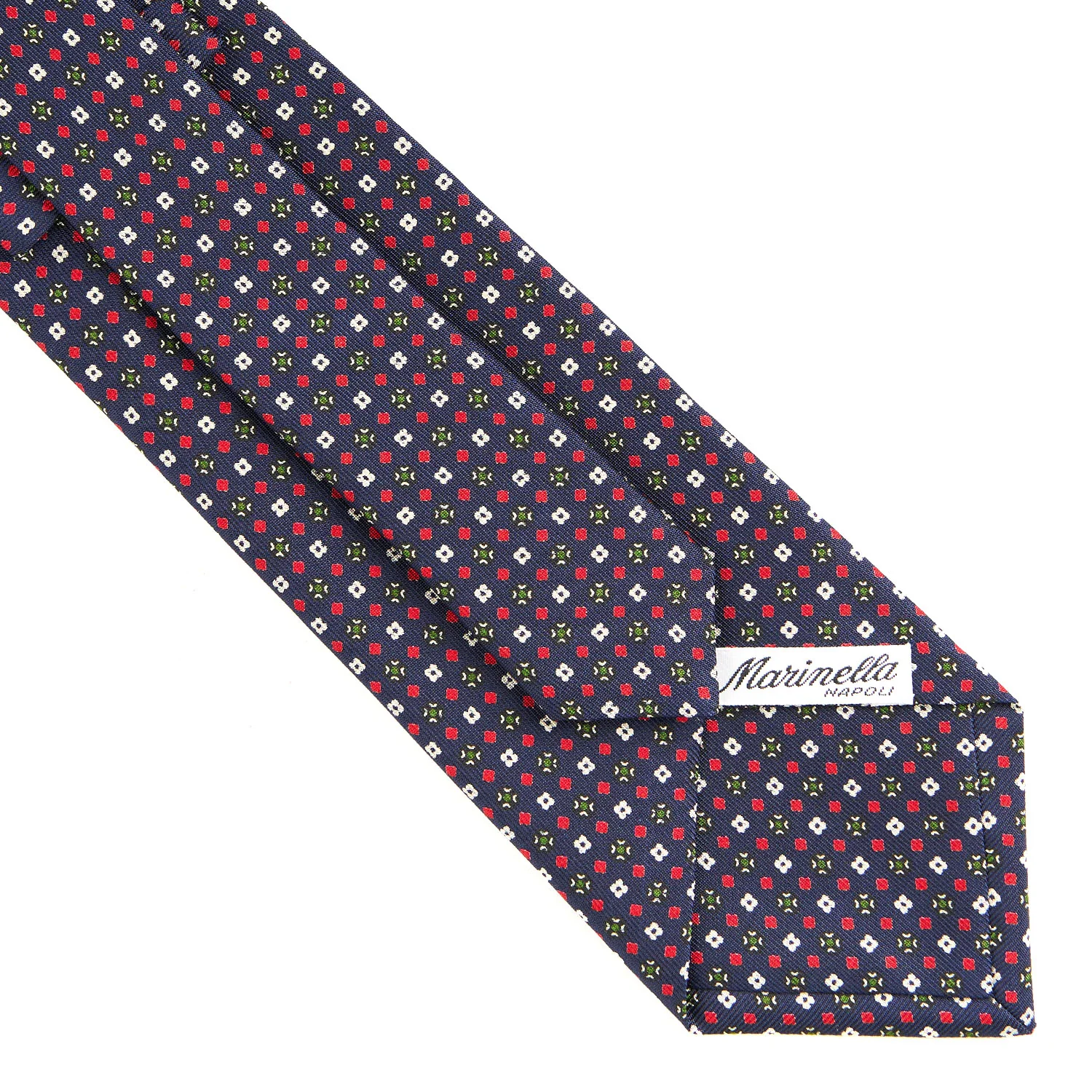 DARK BLUE CLASSIC SILK TIE - Image 4