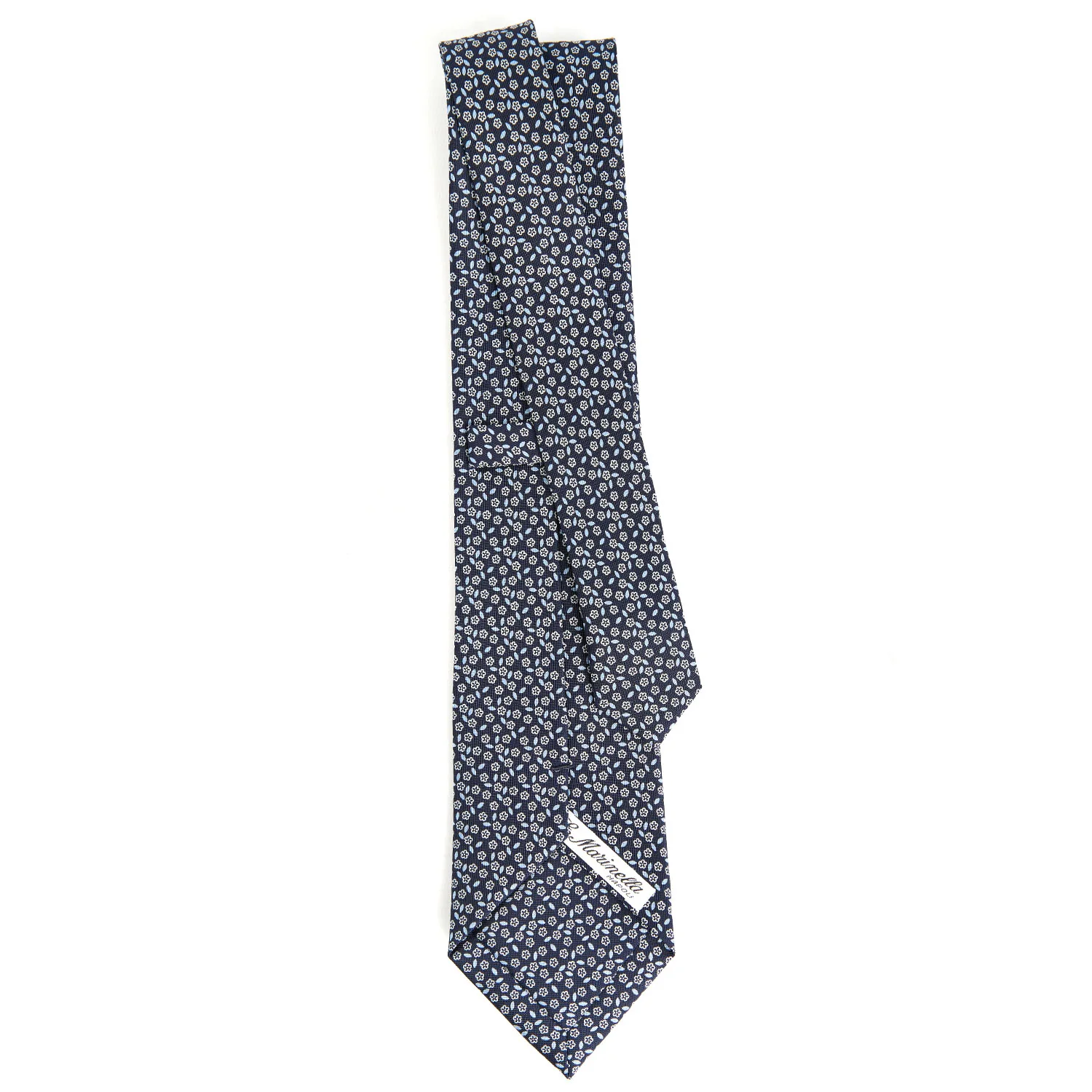 DARK BLUE CLASSIC SILK TIE - Image 3