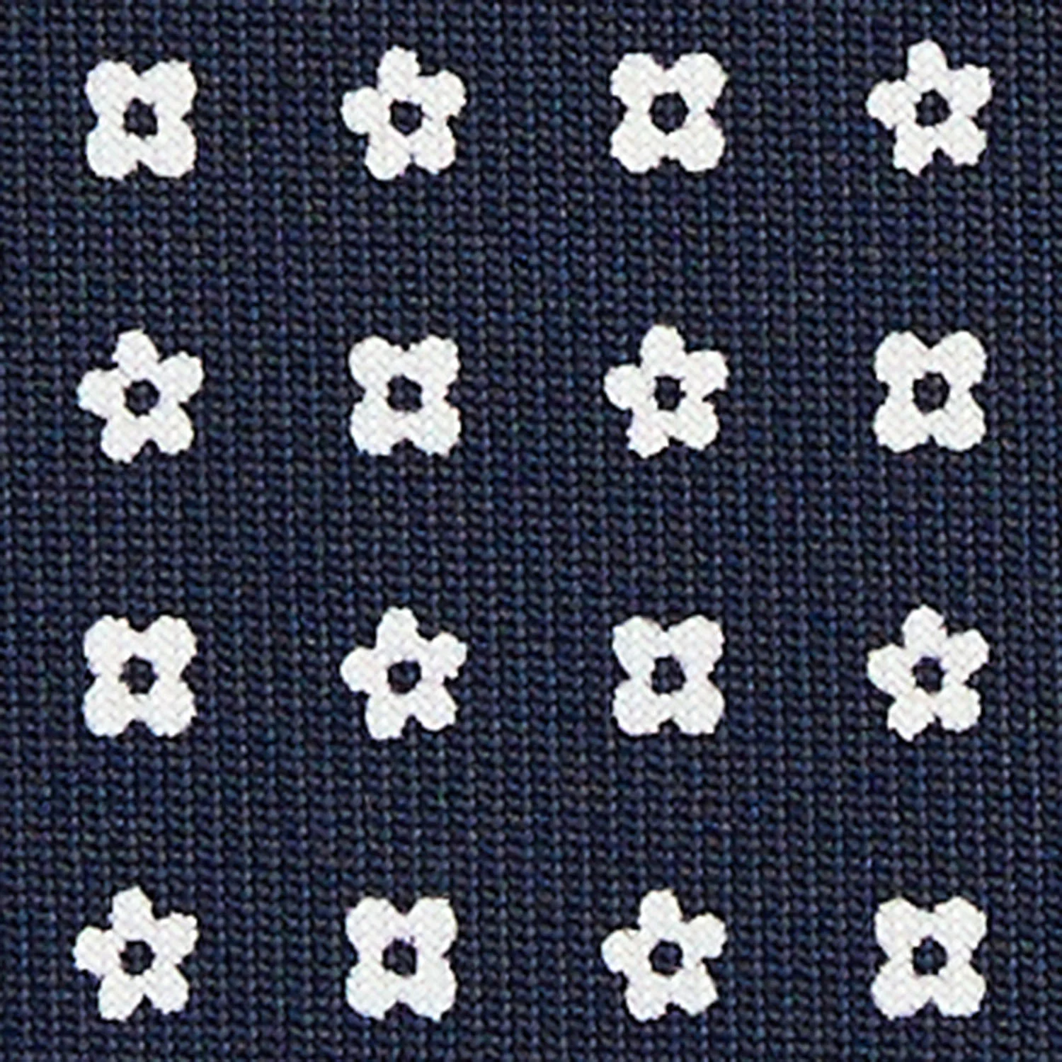 DARK BLUE CLASSIC SILK TIE - Image 5