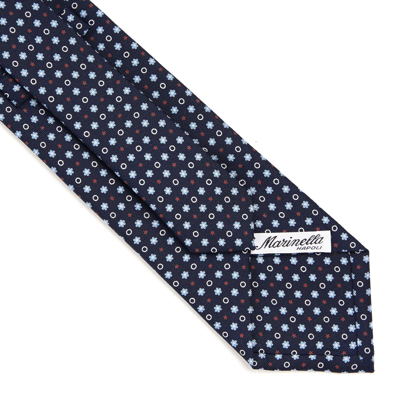 DARK BLUE CLASSIC SILK TIE - Image 4