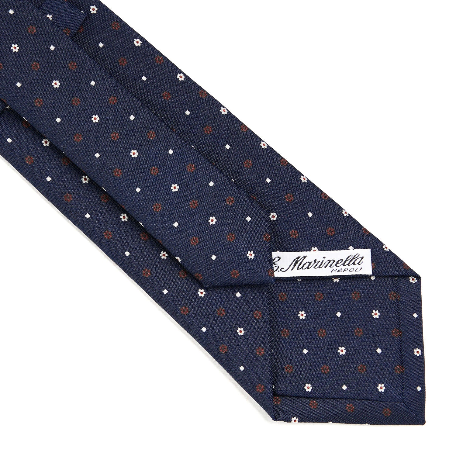 DARK BLUE CLASSIC SILK TIE - Image 4