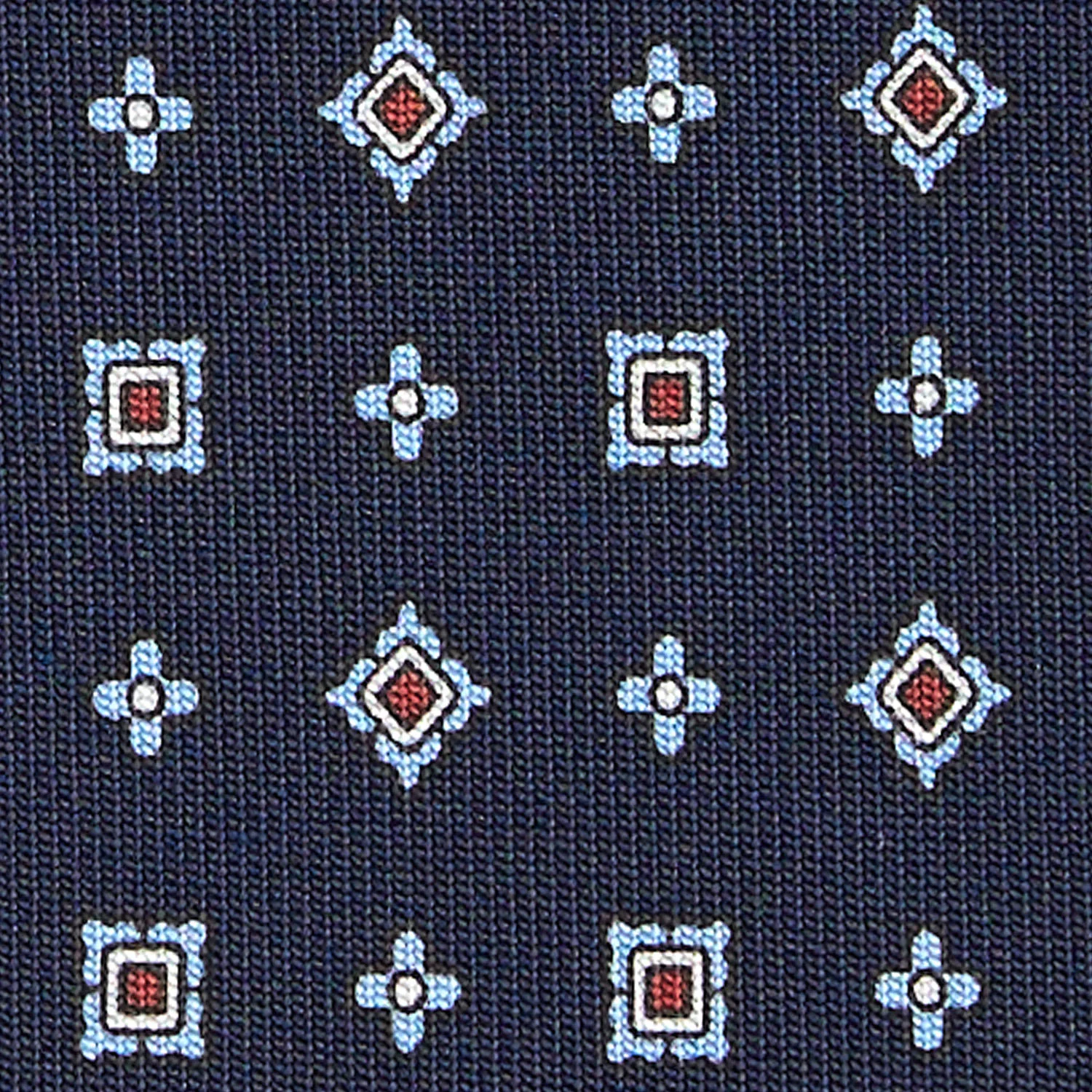 DARK BLUE CLASSIC SILK TIE - Image 5