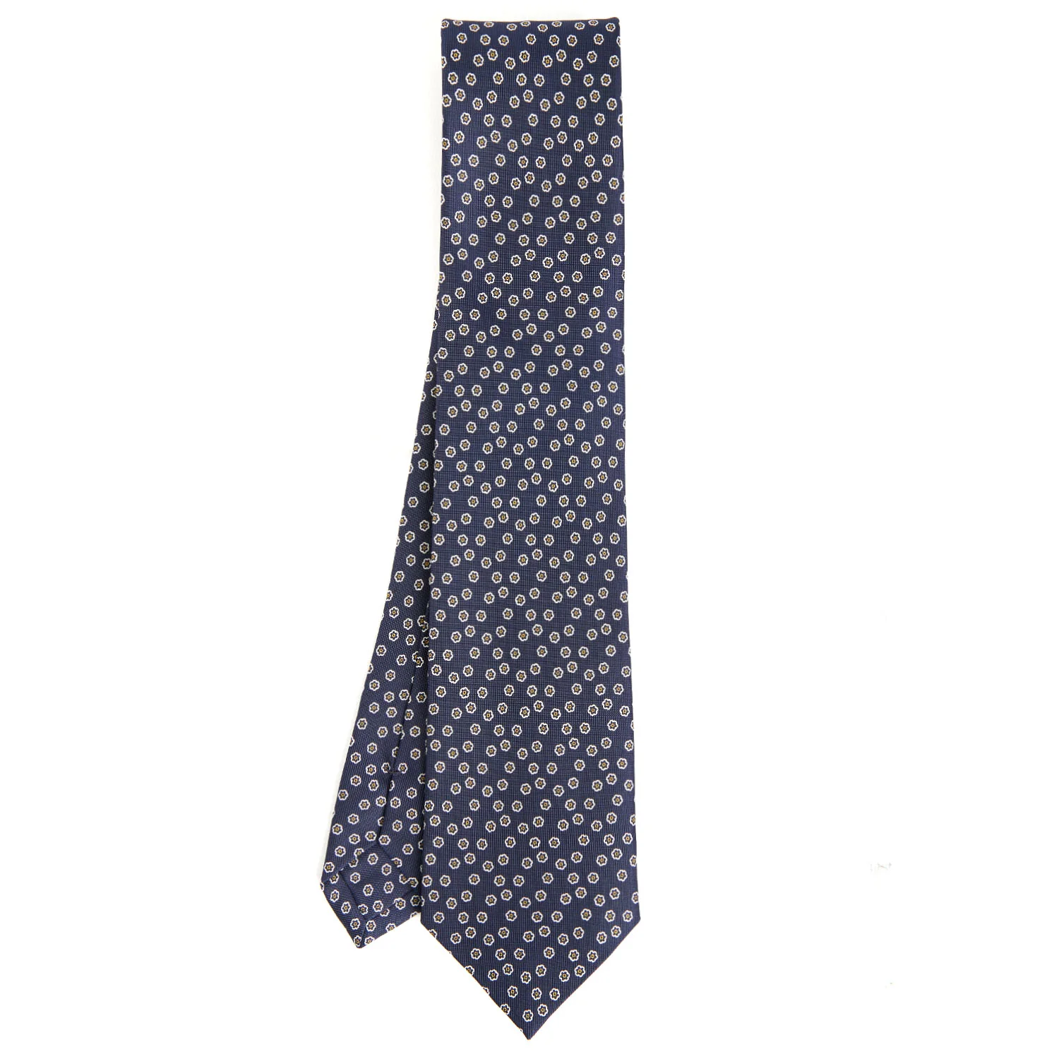 DARK BLUE CLASSIC SILK TIE - Image 2
